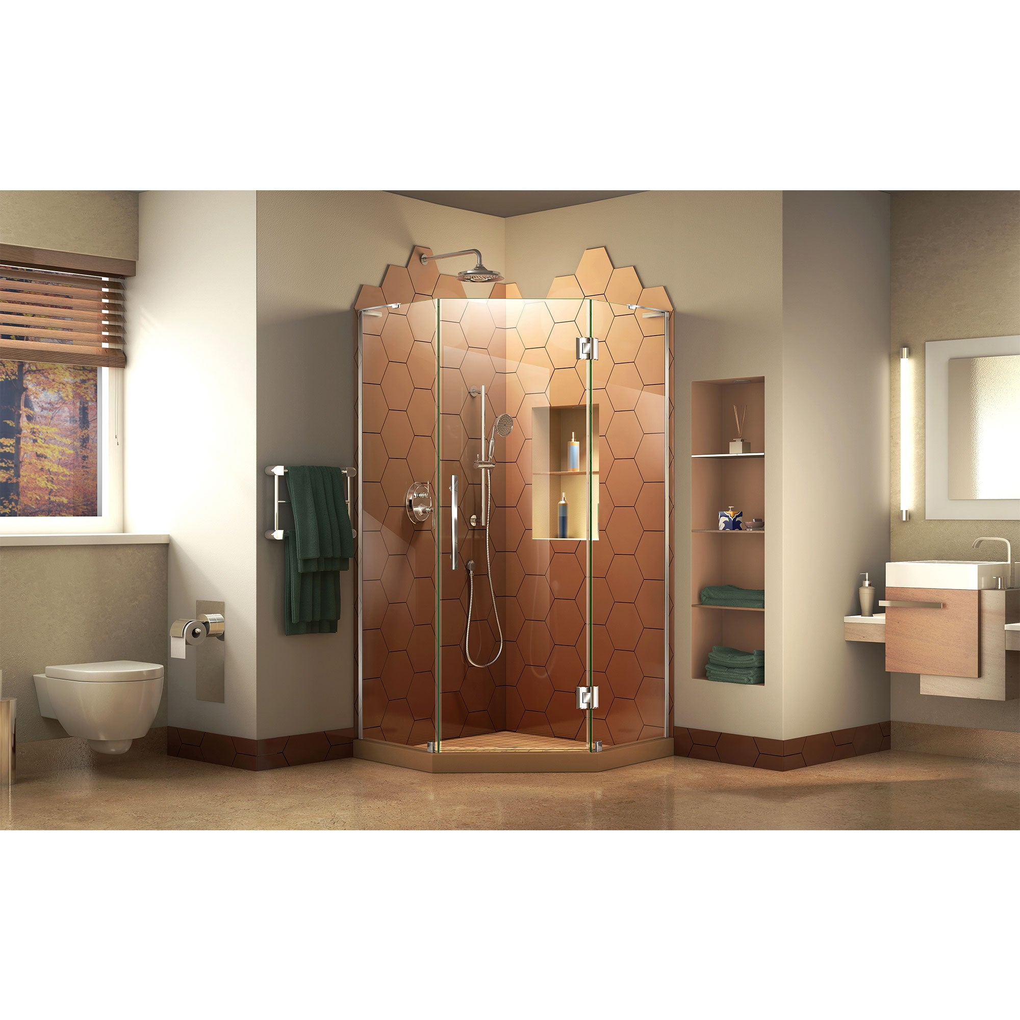 DreamLine Prism Plus 34" W Shower Enclosure
