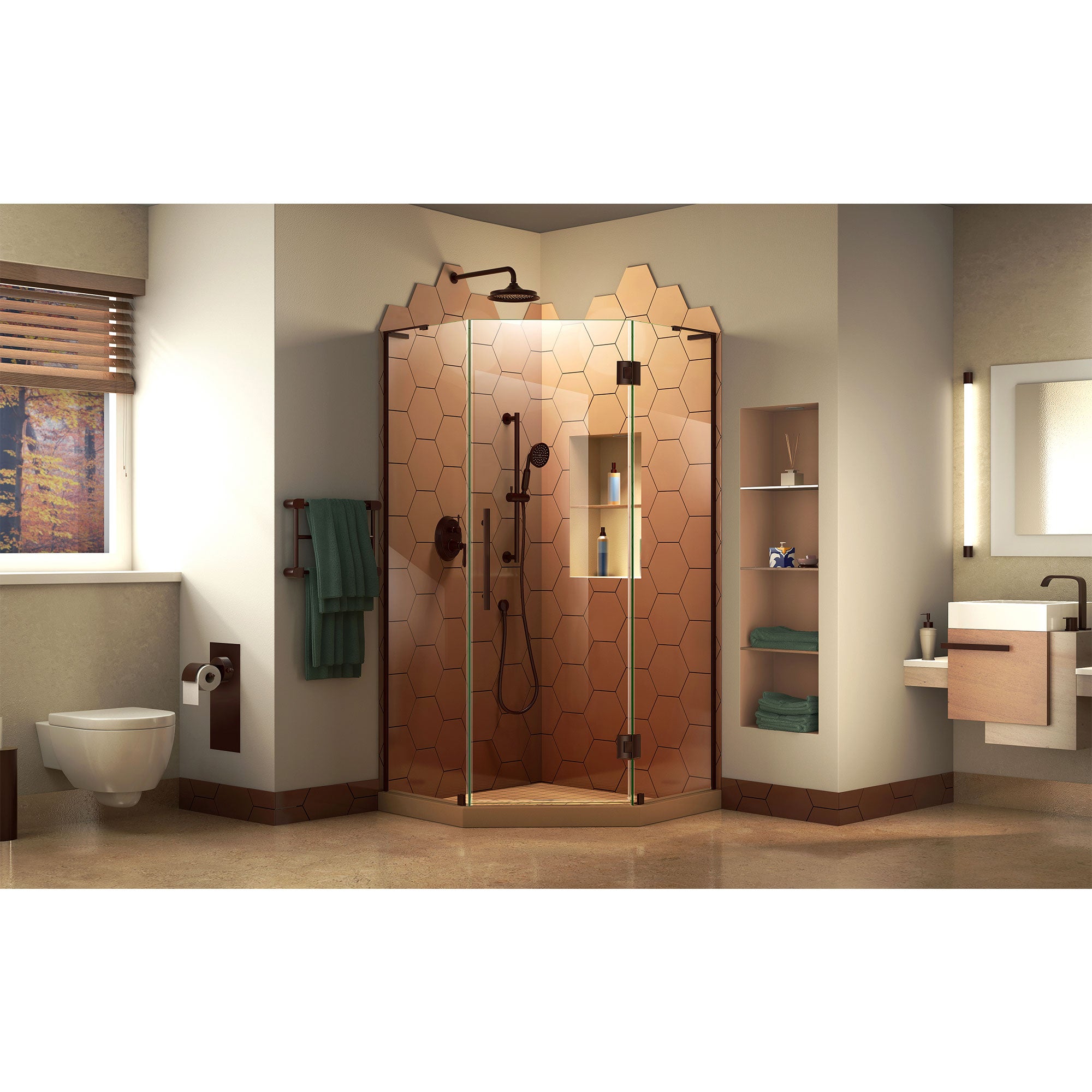 DreamLine Prism Plus 34" W Shower Enclosure