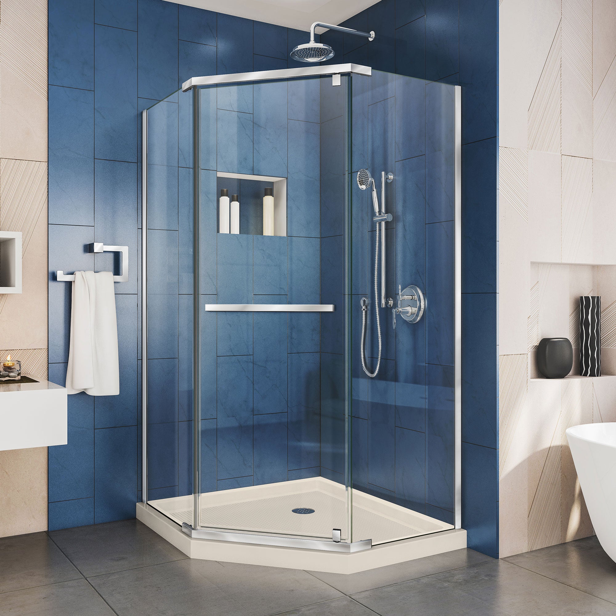 DreamLine Prism 40" W Shower Enclosure Kit