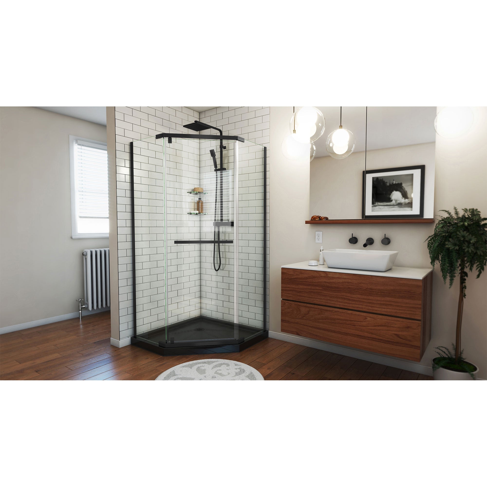 DreamLine Prism 40" W Shower Enclosure Kit