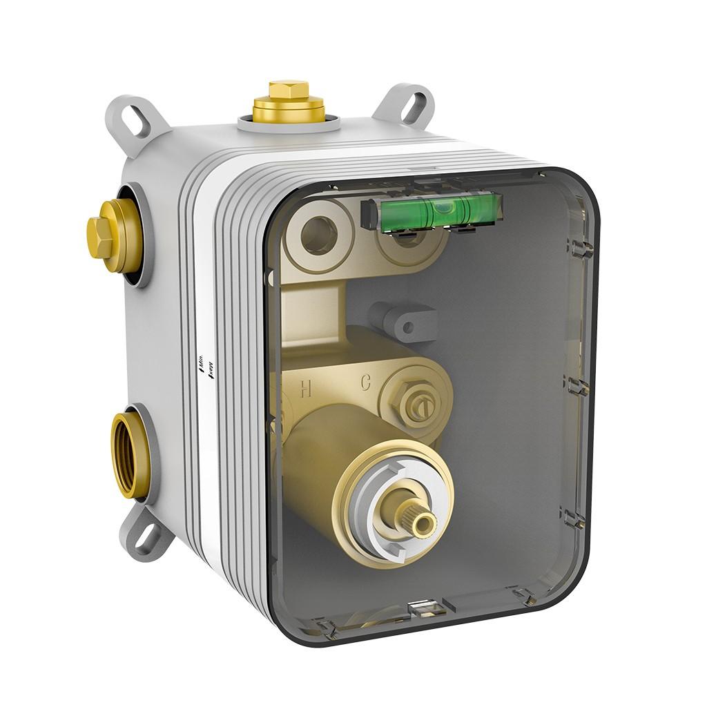 in2aqua thermostatic valve (eurotherm) with push-button control/start & stop