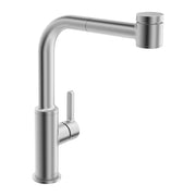 in2aqua Edge high arc single-lever kitchen faucet with swivel spout; pull-out spray