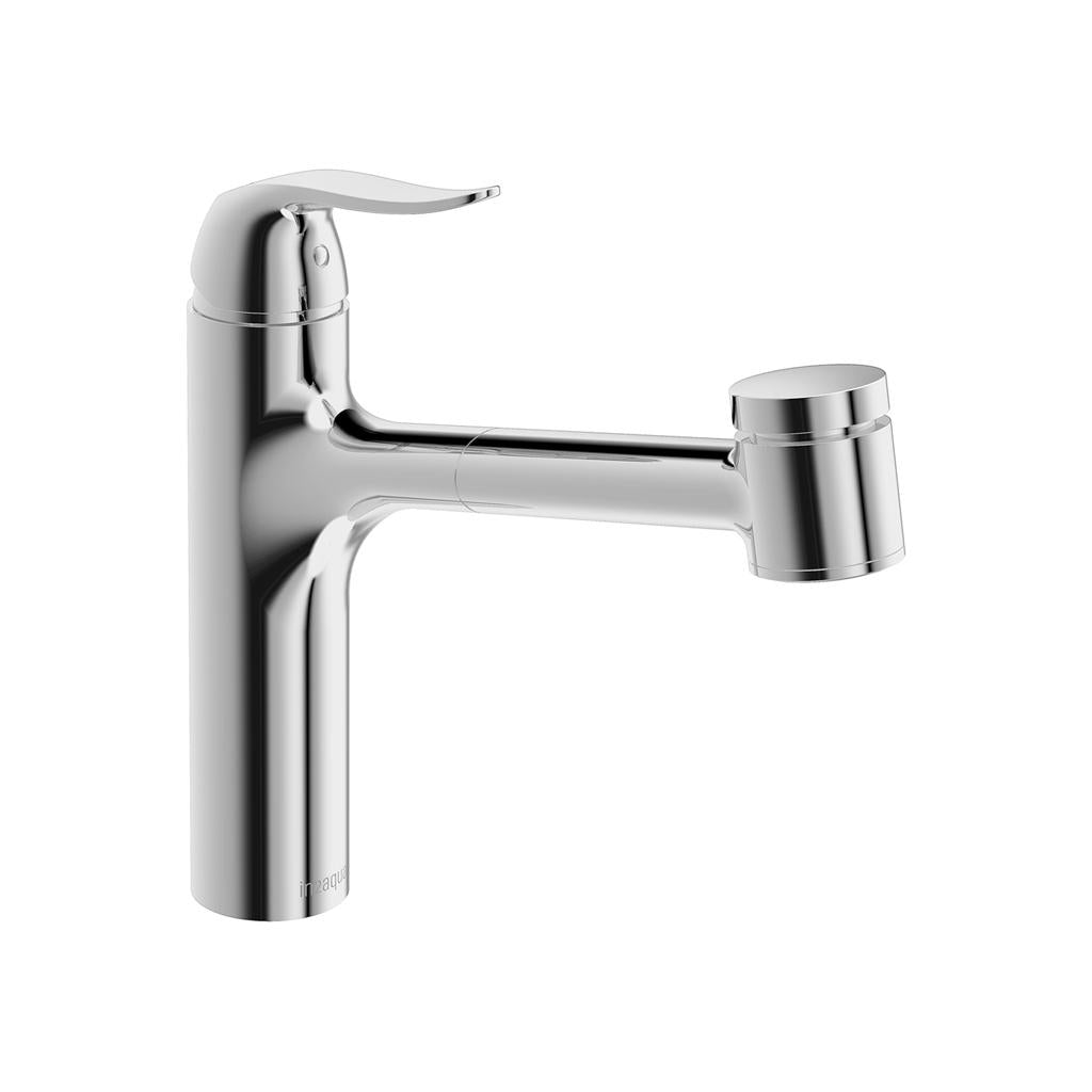 in2aqua Style single-lever kitchen faucet with swivel spout; pull-out spray