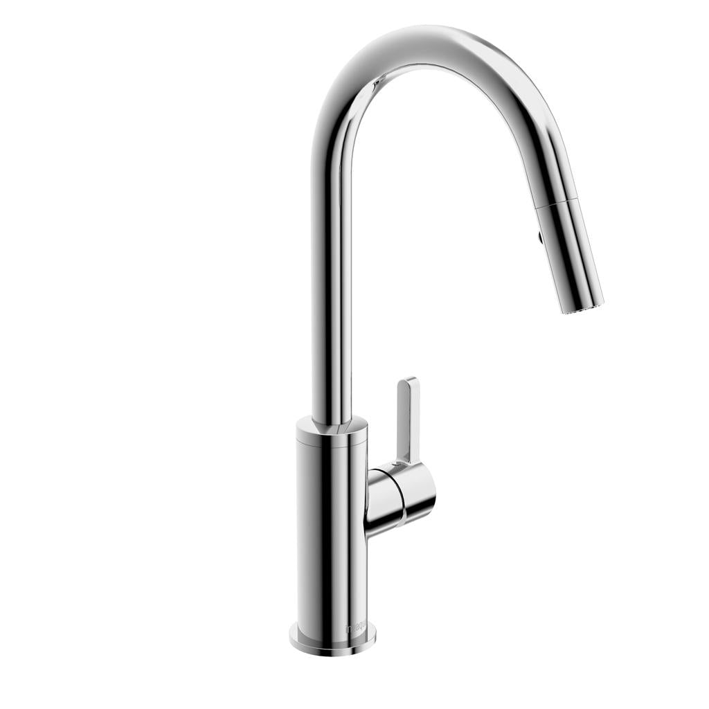 in2aqua Edge single-lever kitchen faucet with swivel spout and pull-down spray