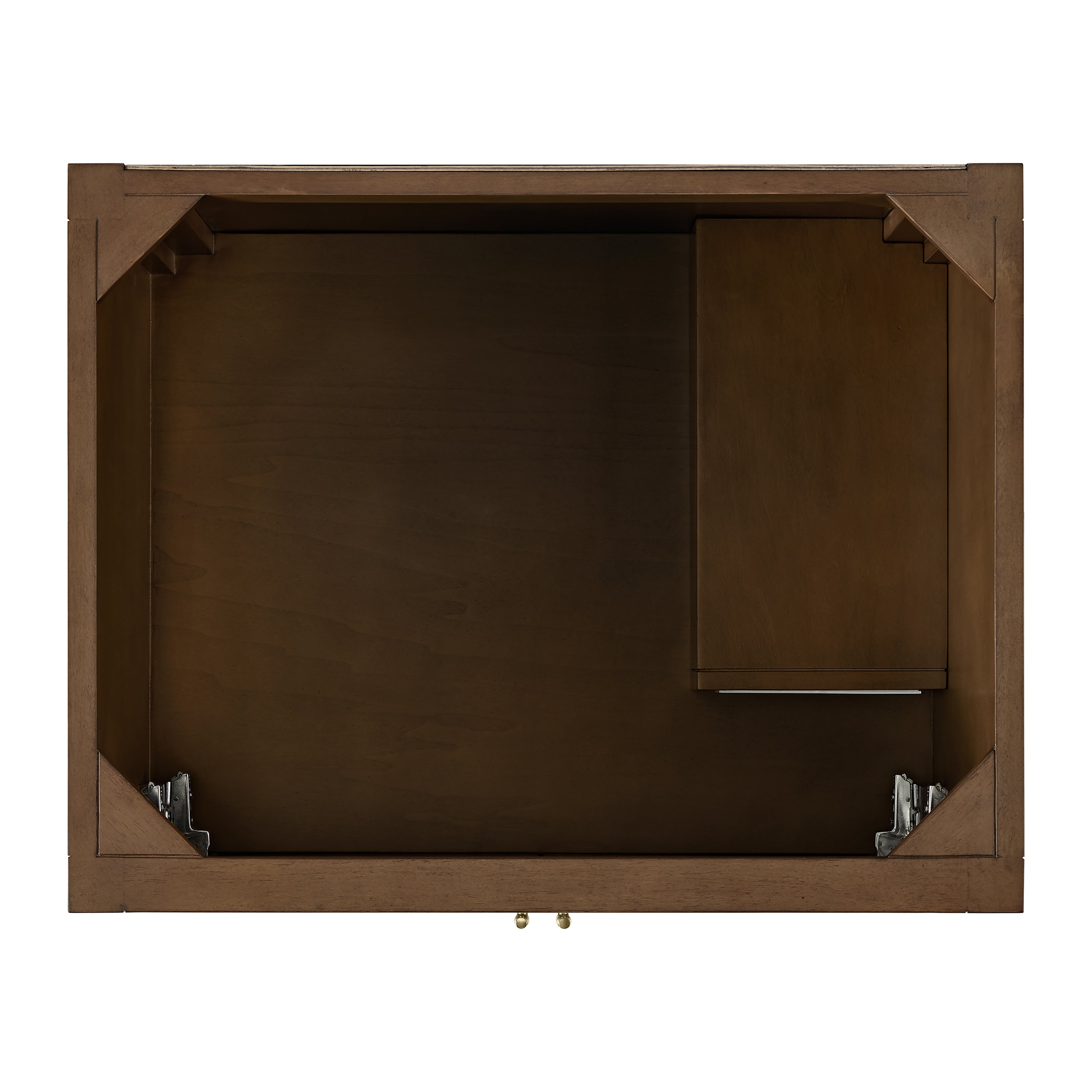 James Martin Myrrin 30" Single Vanity in Mid-Century Walnut with 3cm Countertop