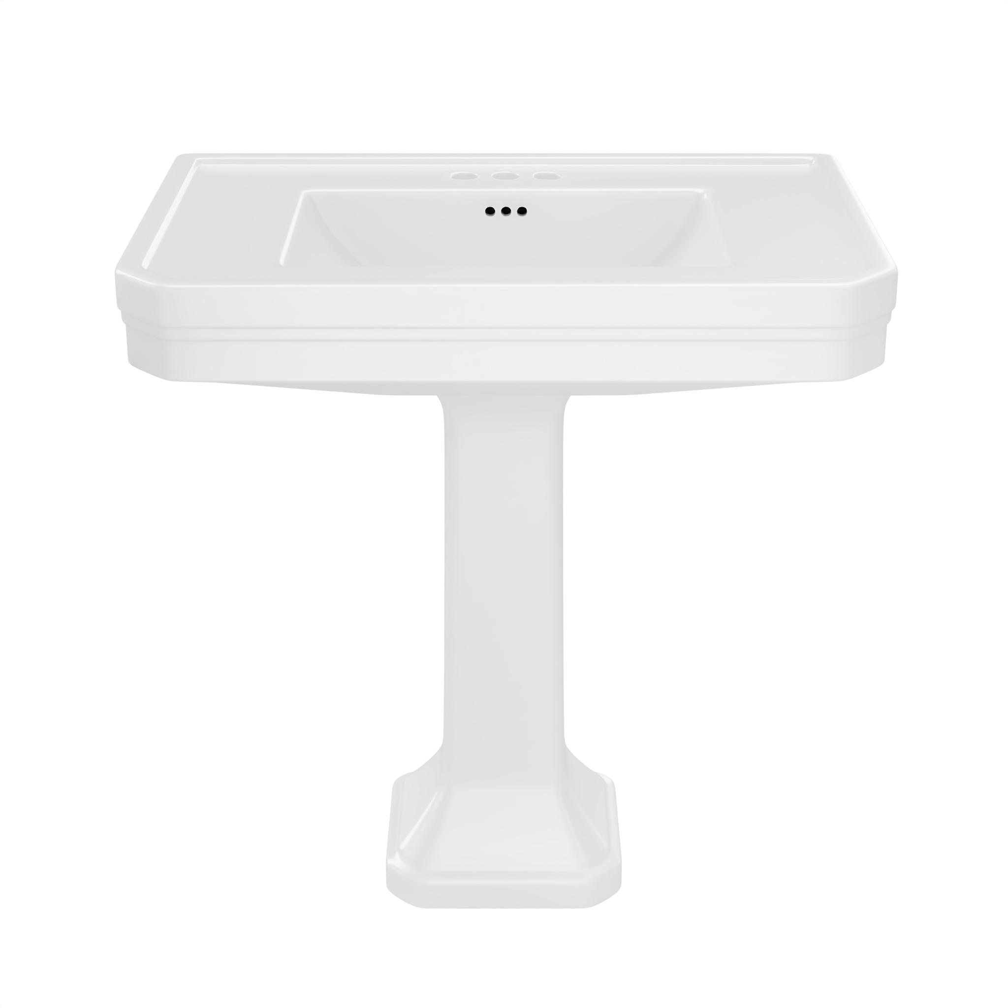 Aqua 32 Inch Porcelain Pedestal Sink