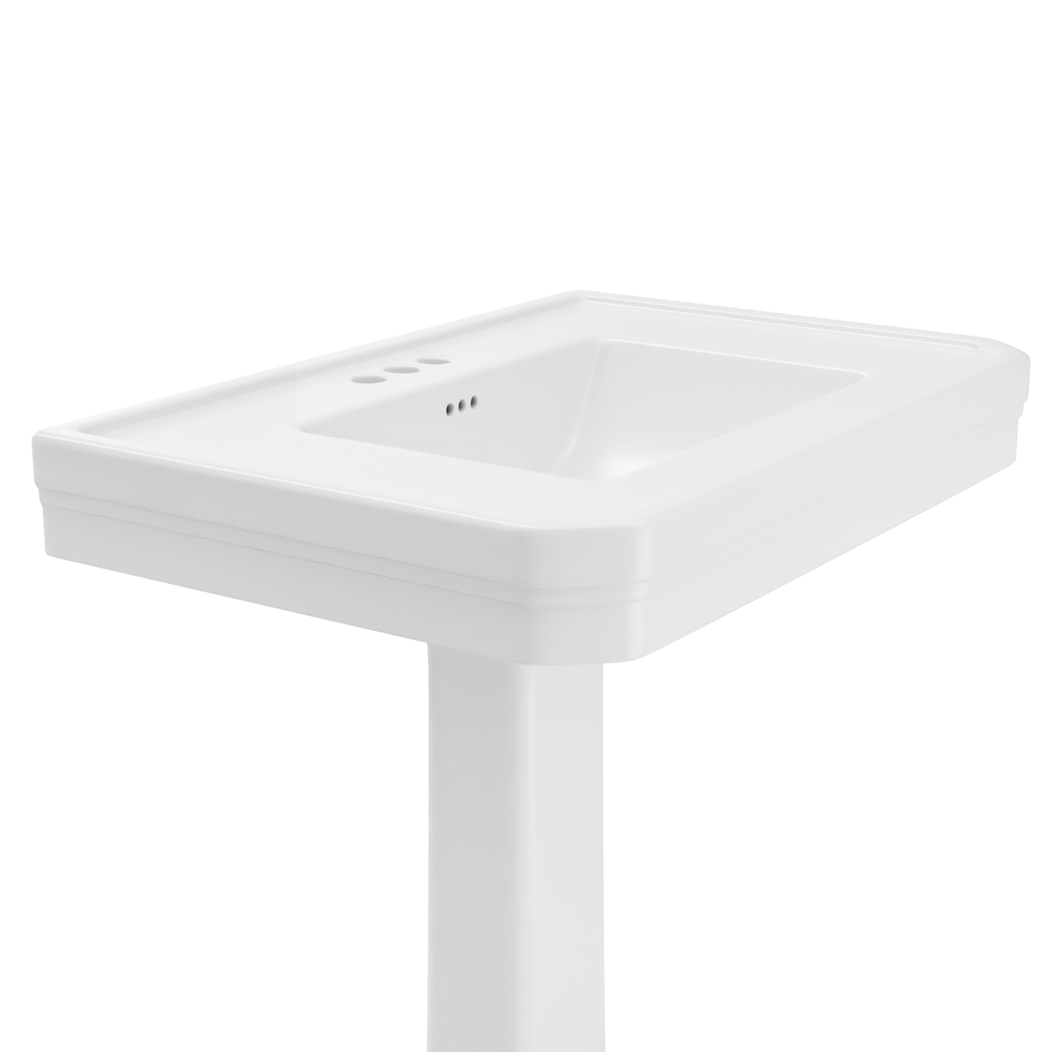 Aqua 32 Inch Porcelain Pedestal Sink