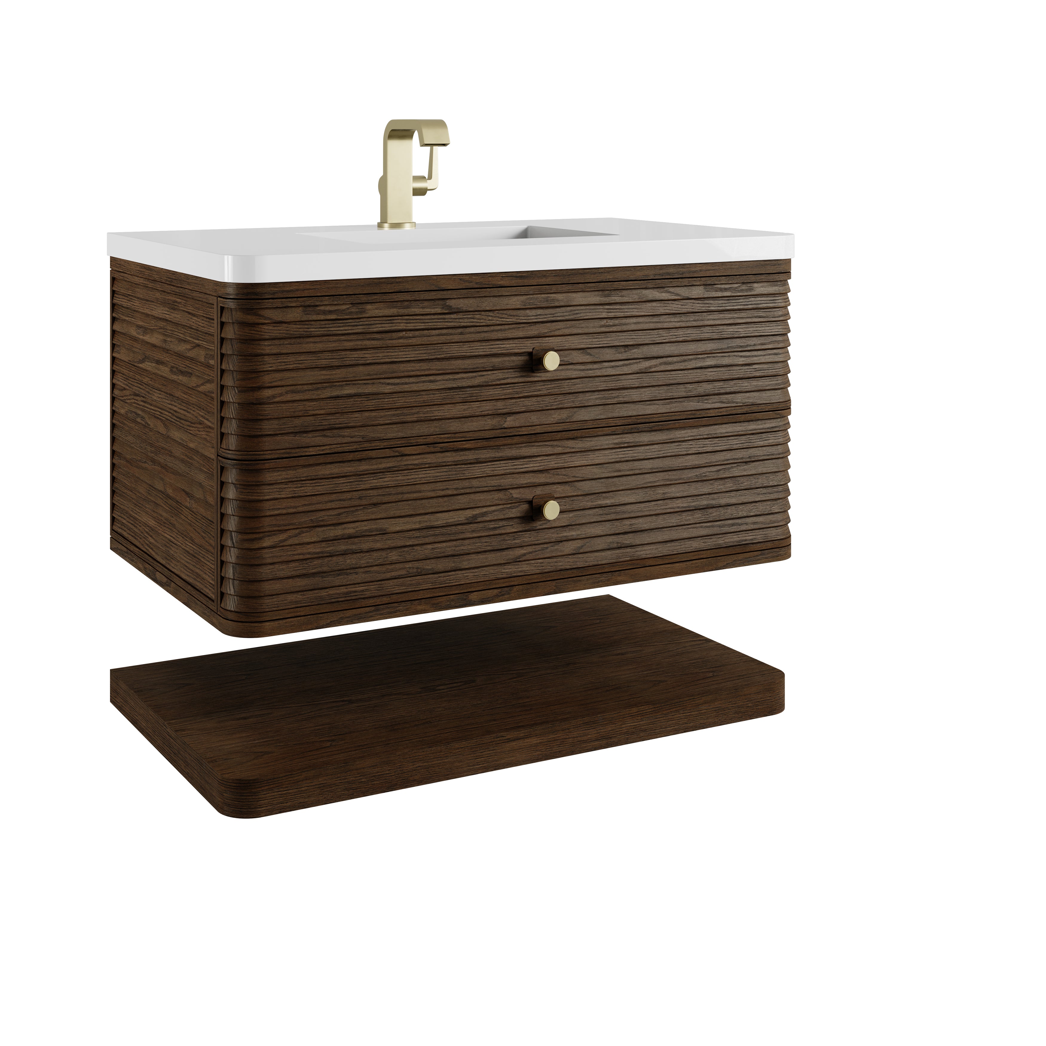 James Martin Allamari 36" Single Vanity in Sable with 3cm Countertop