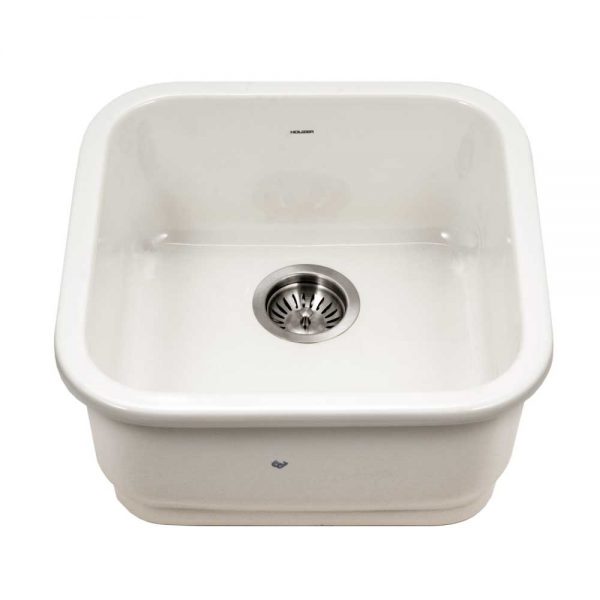 Platus Series 19" Fireclay Square Single Bowl Kitchen Sink