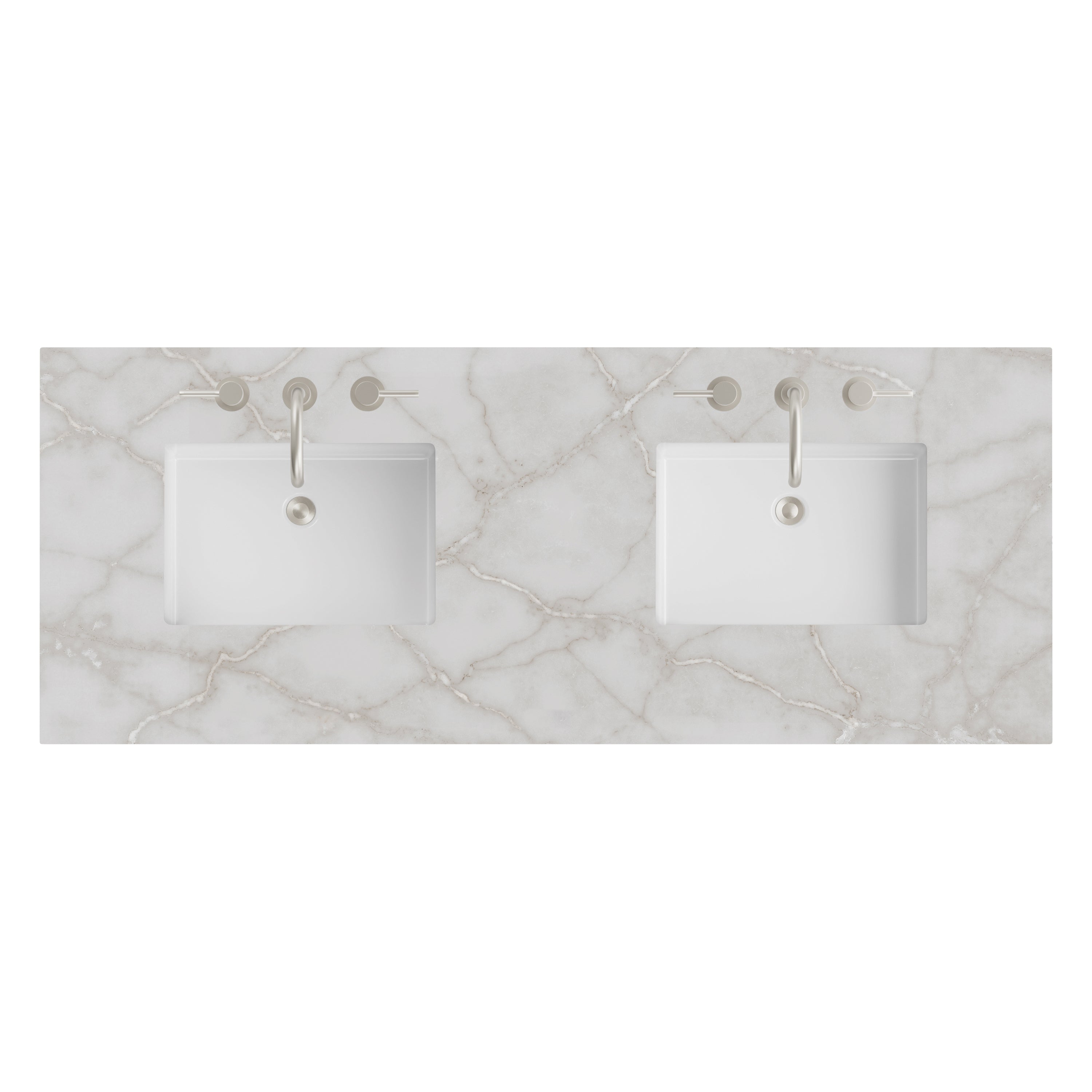 James Martin 60" Double Top with Sink, 3cm