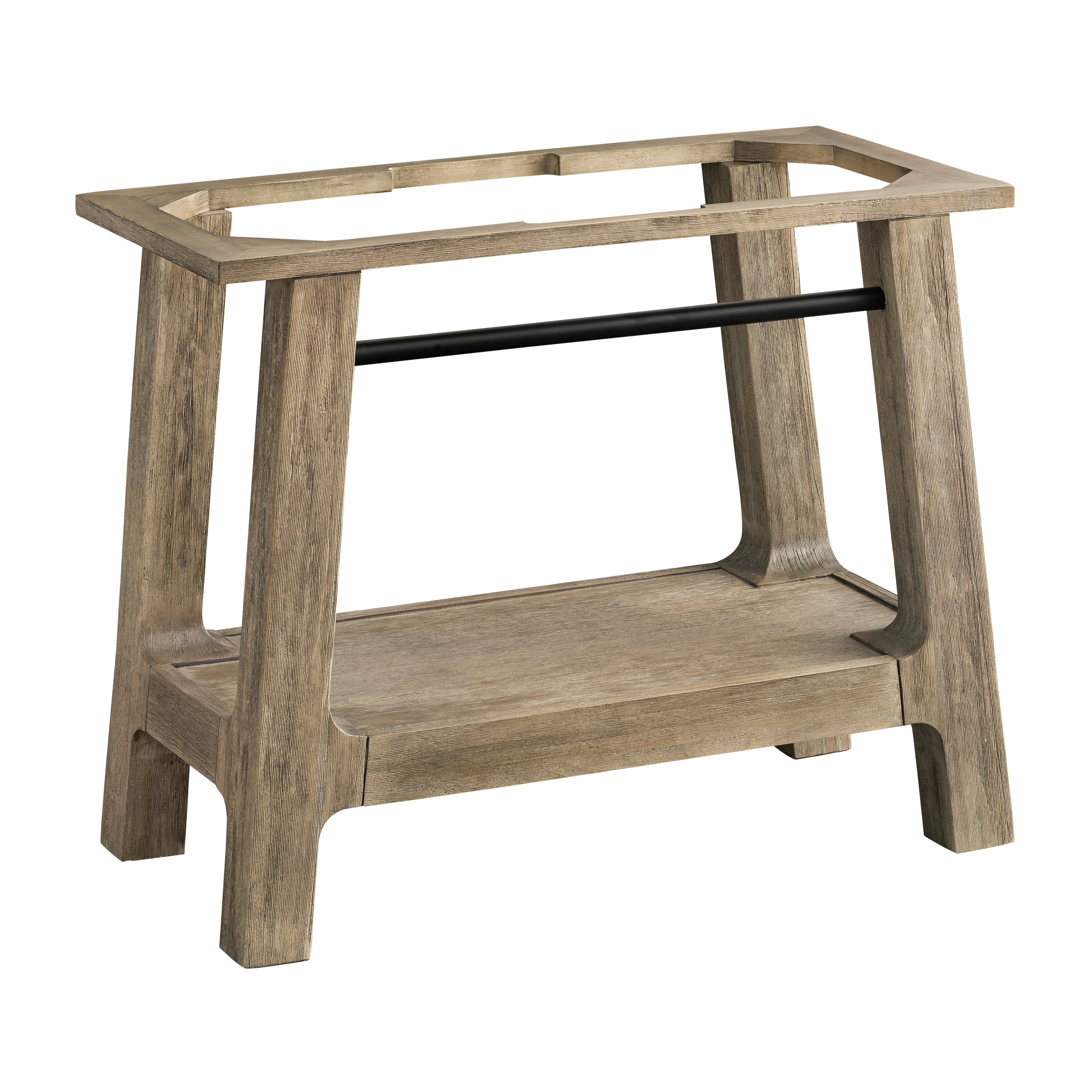 James Martin Auburn 36" Single Weathered Timber Sink Console
