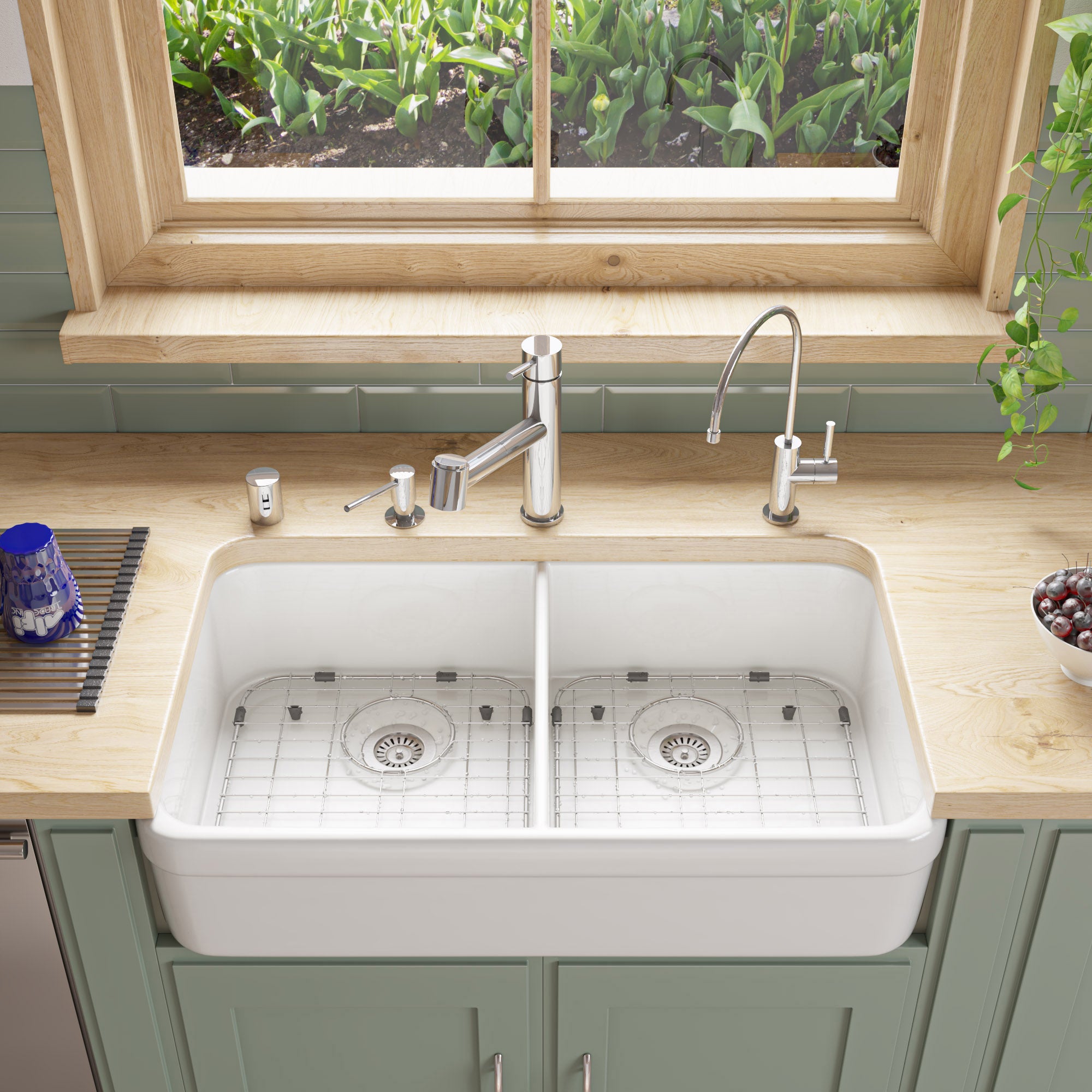 ALFI brand  GR512R Right Solid Stainless Steel Kitchen Sink Grid