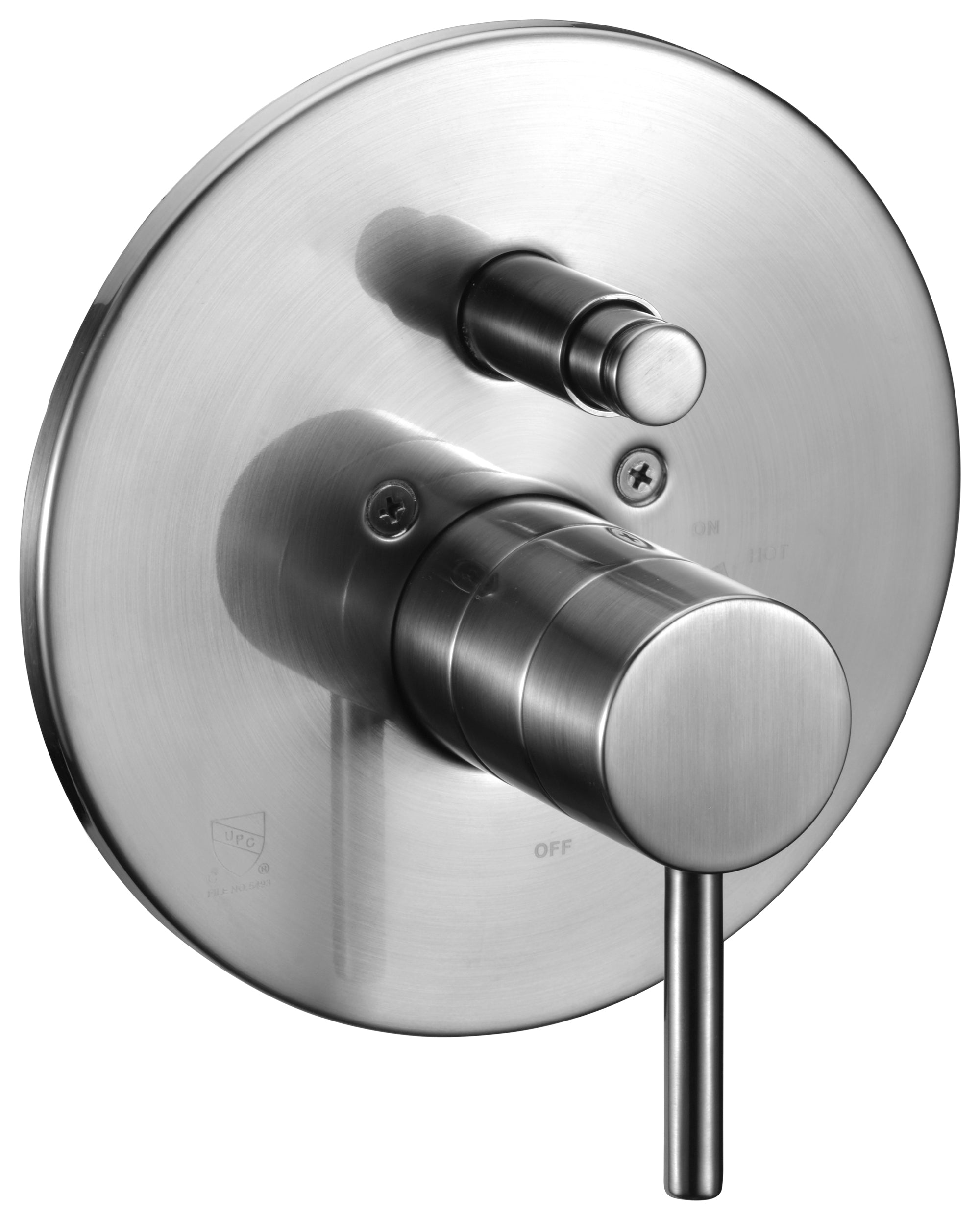 ALFI brand AB1701 Pressure Balanced Round Shower Mixer with Diverter