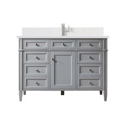 James Martin Brittany 48" Single Vanity in Urban Gray with 3cm Countertop