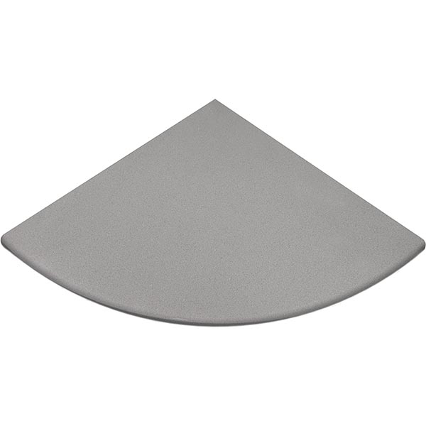 Quartz Super Gray Polished Corner Shelf 9"X9" Both Sides Polished