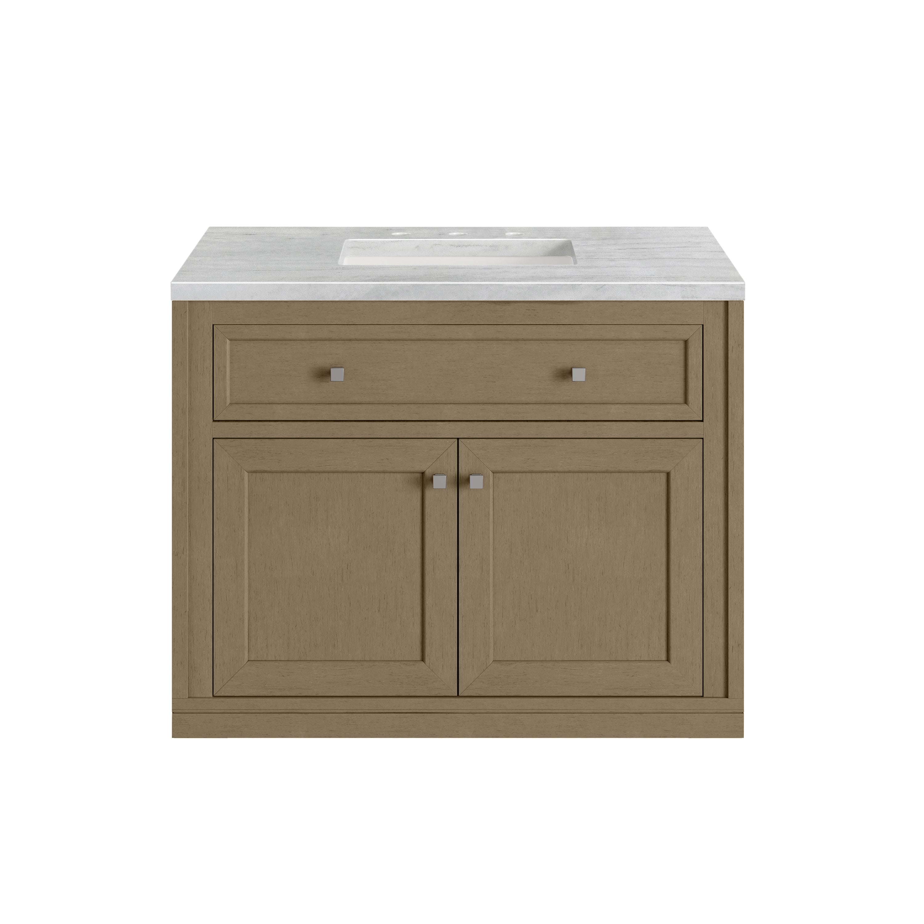 James Martin Chicago 36" Single Vanity in Walnut Whisper with 3cm Countertop