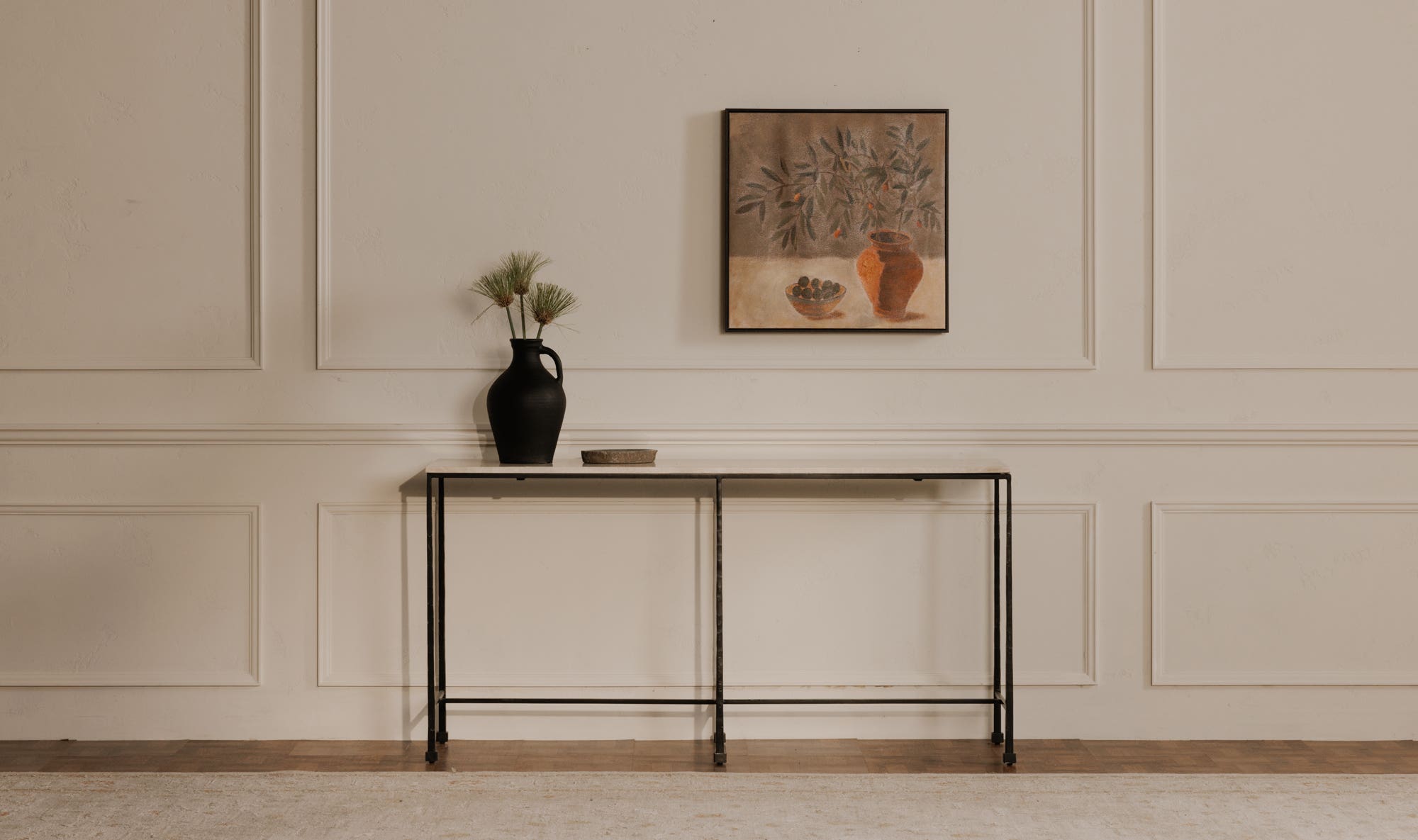 Moes River Console Table Botticino Marble QJ-1023