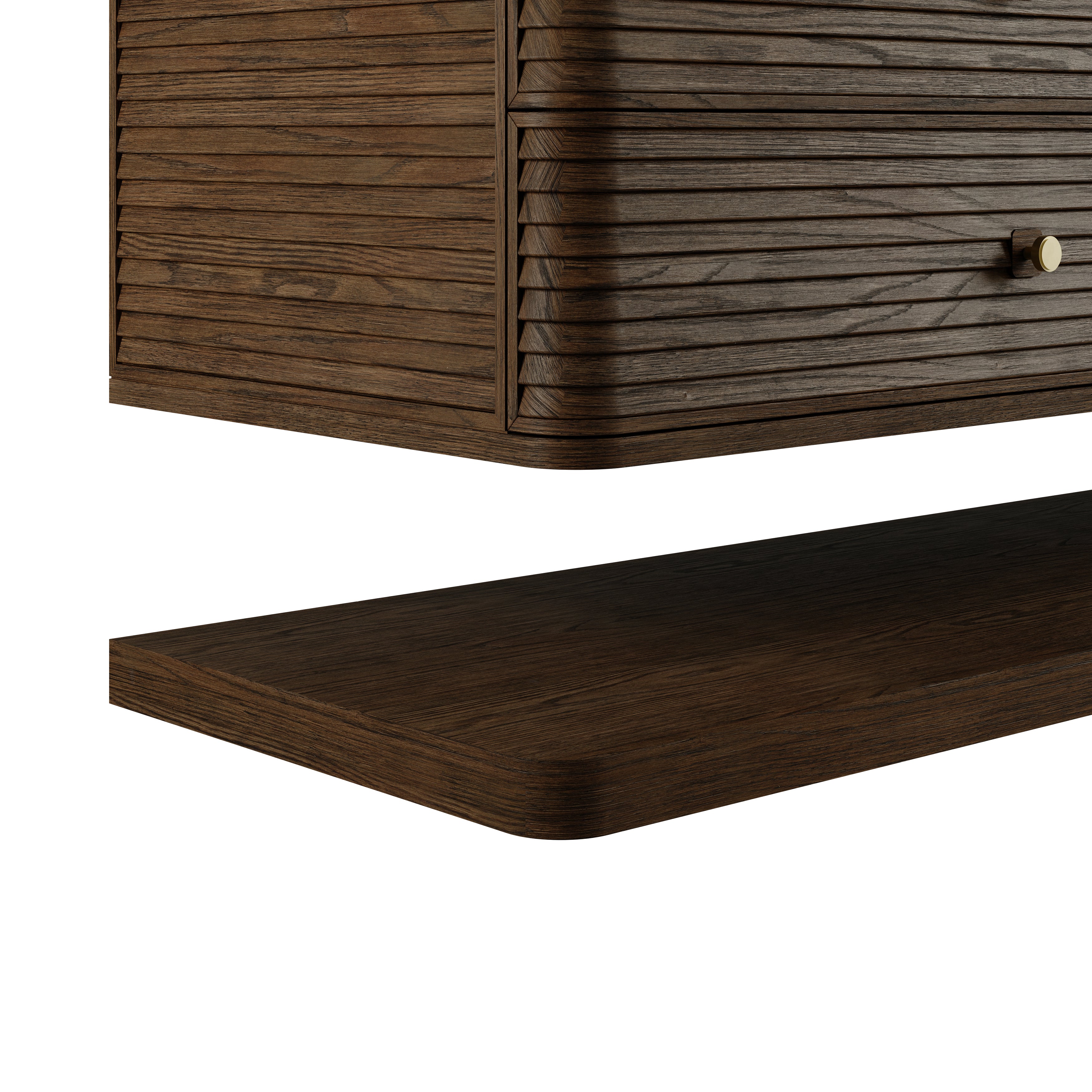 James Martin Allamari 72" Double Vanity in Sable with 3cm Countertop