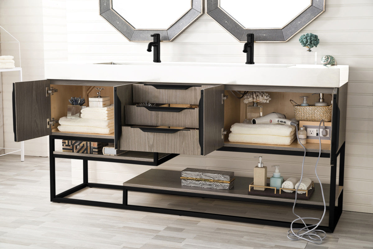 Columbia 72" Double Vanity Cabinet