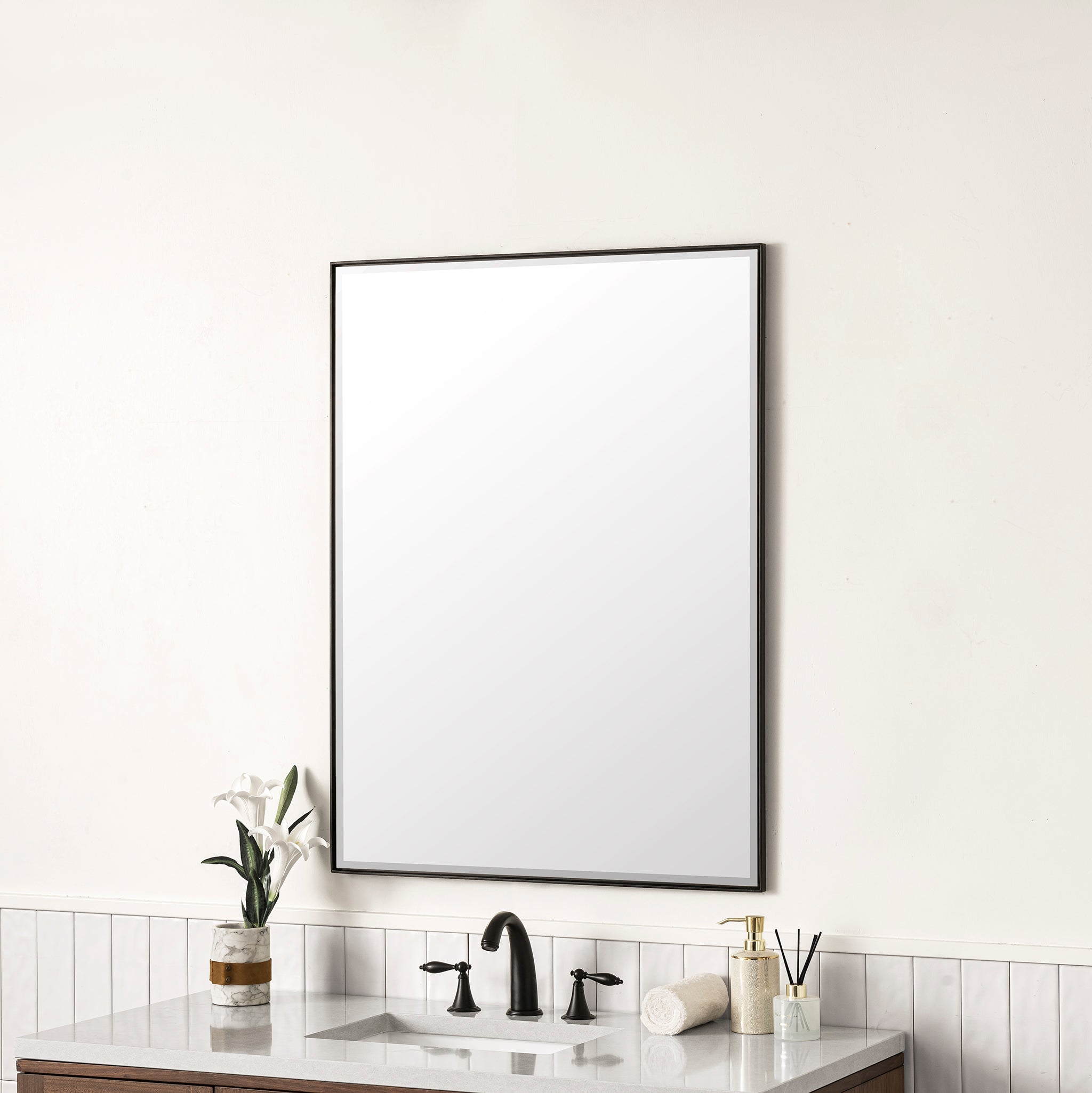 James Martin Rohe 30" Rectangular Mirror