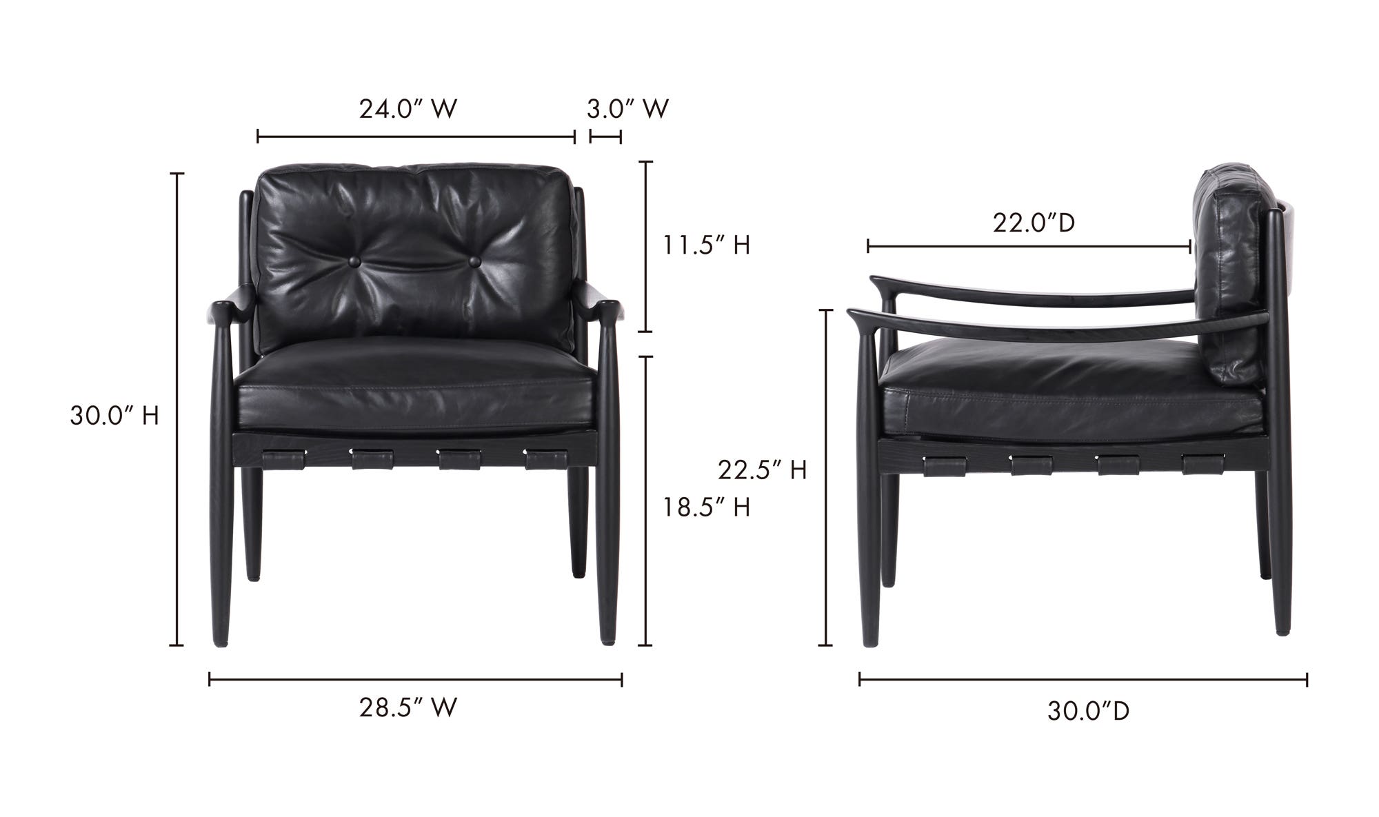 Moes Turner Chair QN-1027