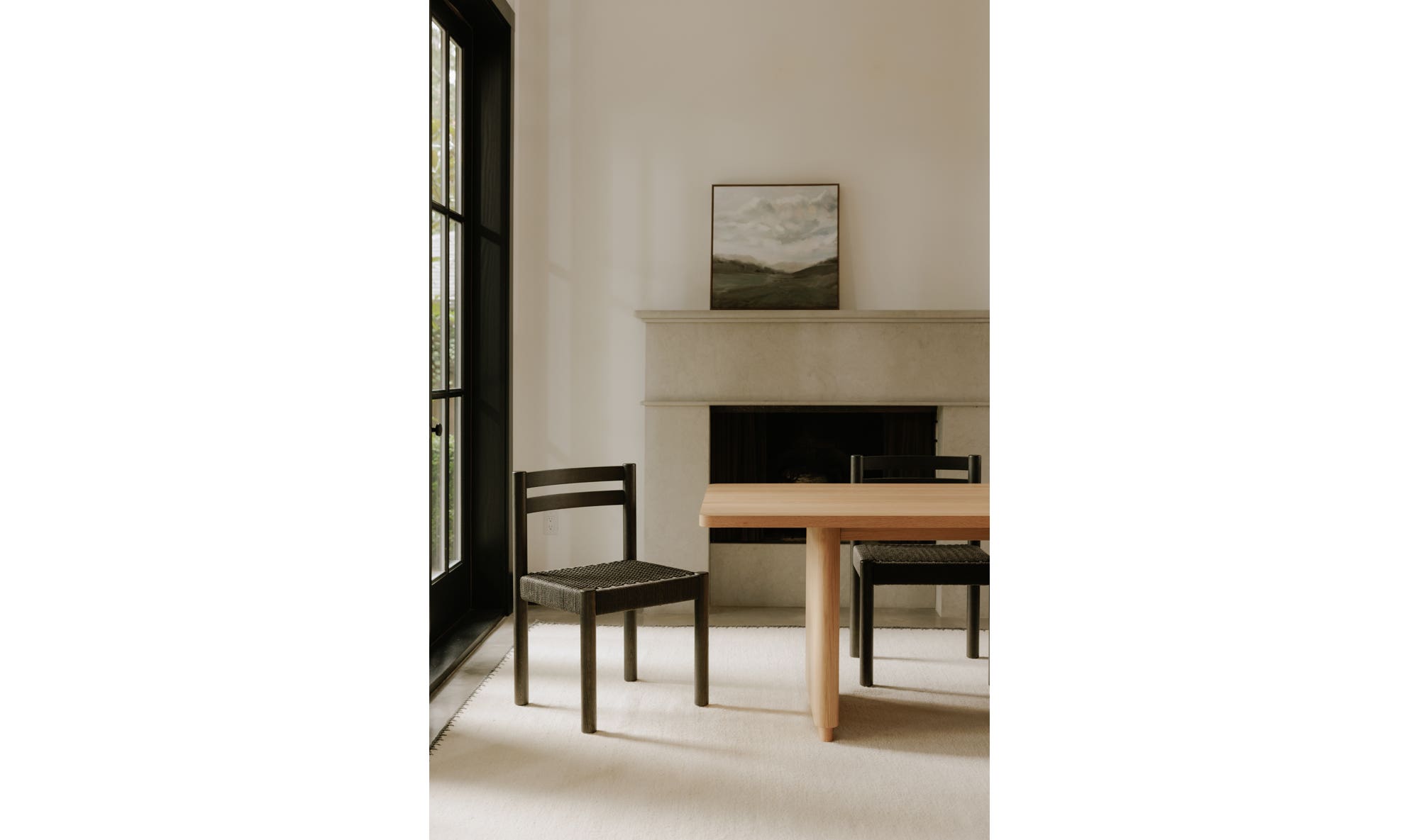 Moes Finn Dining Chair Black–Set Of Two QO-1004