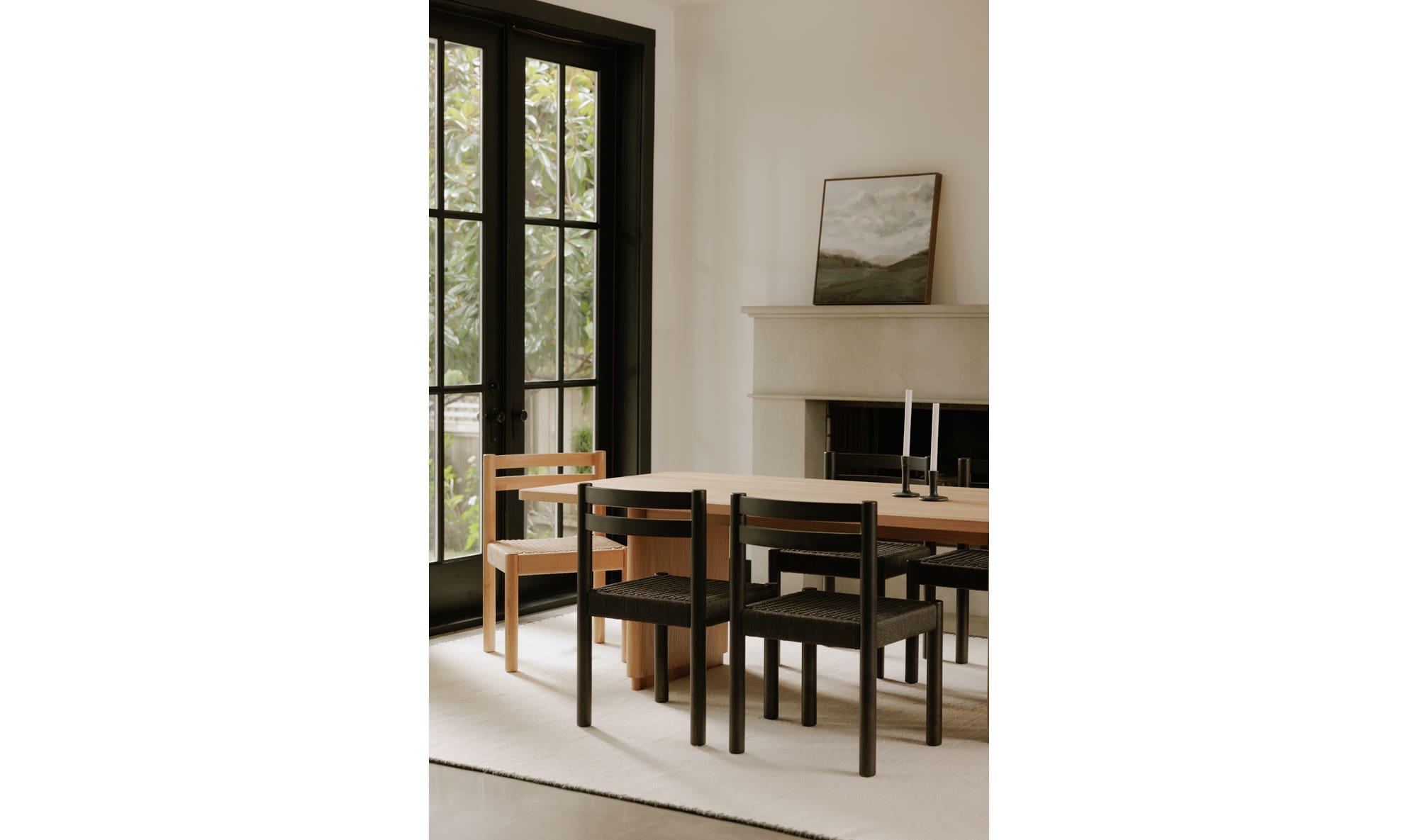 Moes Finn Dining Chair Black–Set Of Two QO-1004