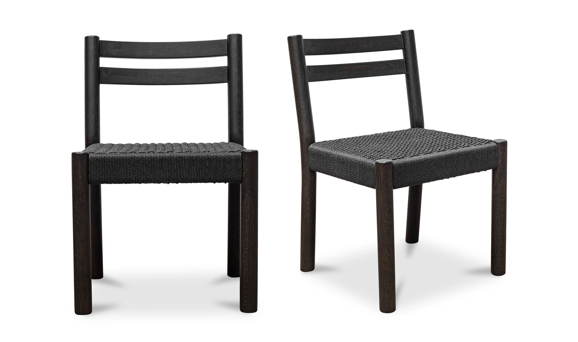 Moes Finn Dining Chair Black–Set Of Two QO-1004