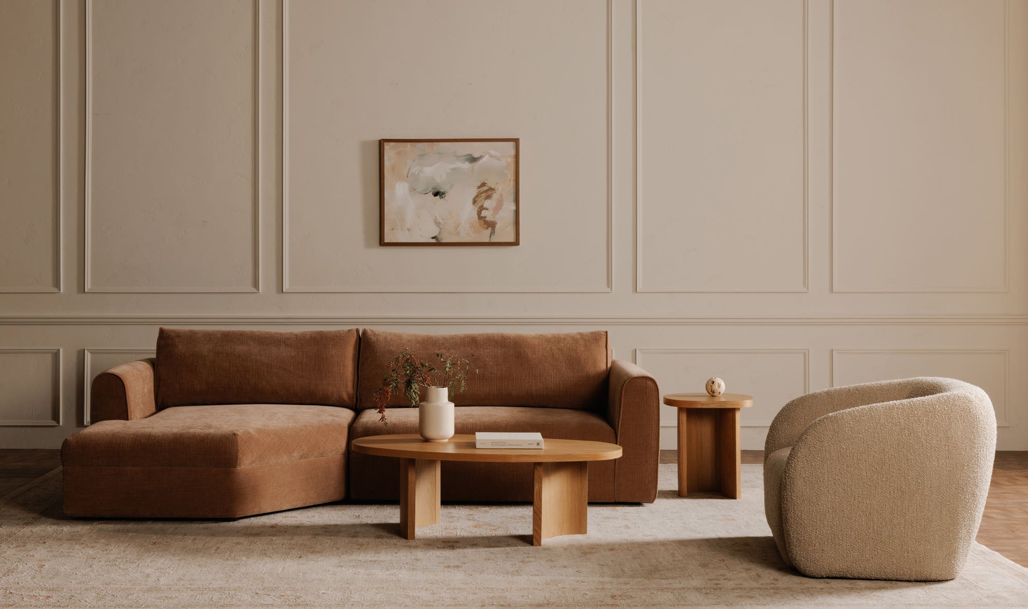 Moes Louise Coffee Table Natural QO-1009