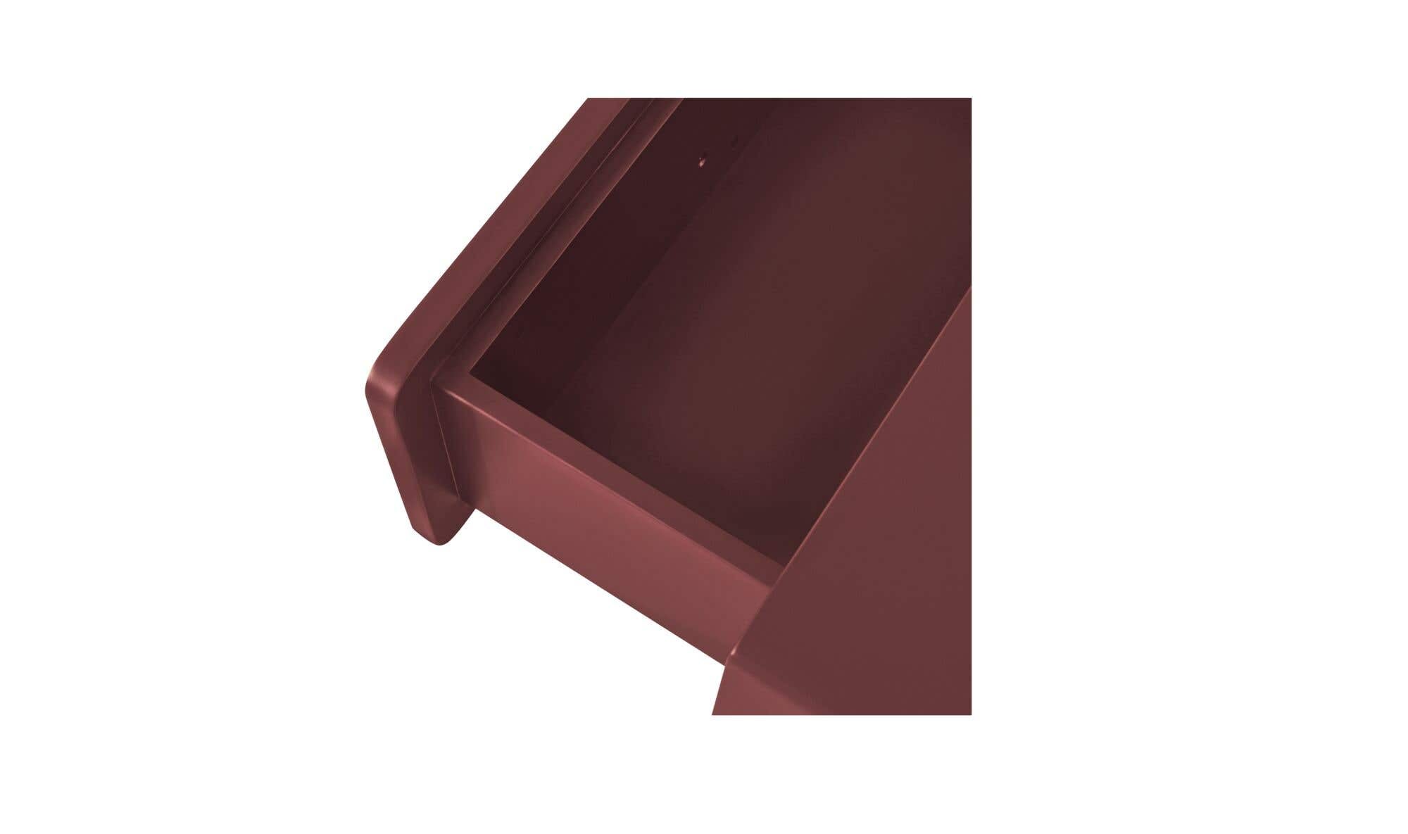 Moes Jolene Nightstand Deep Red QO-1013