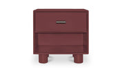 Moes Jolene Nightstand Deep Red QO-1013