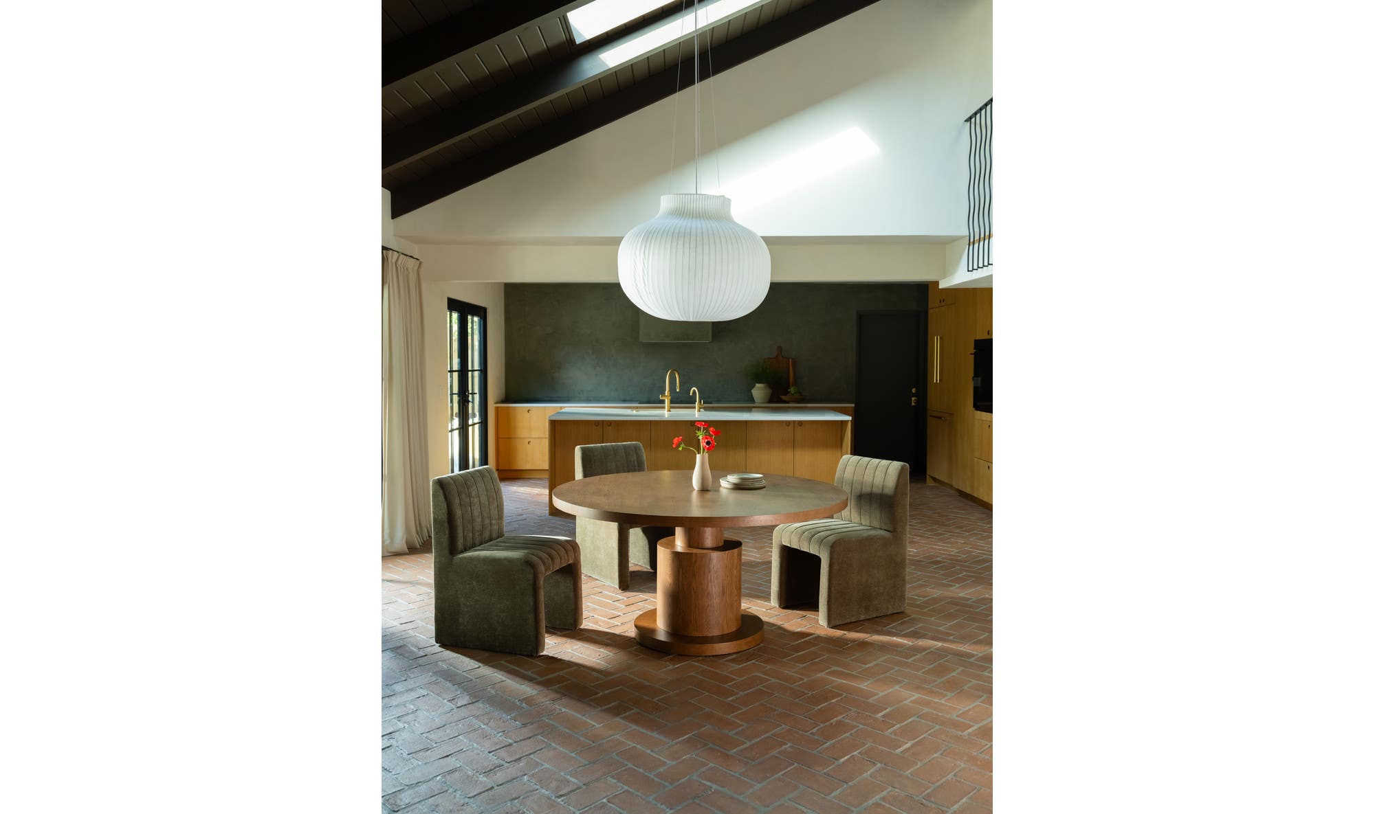 Moes Clayton Dining Table Brown QO-1022