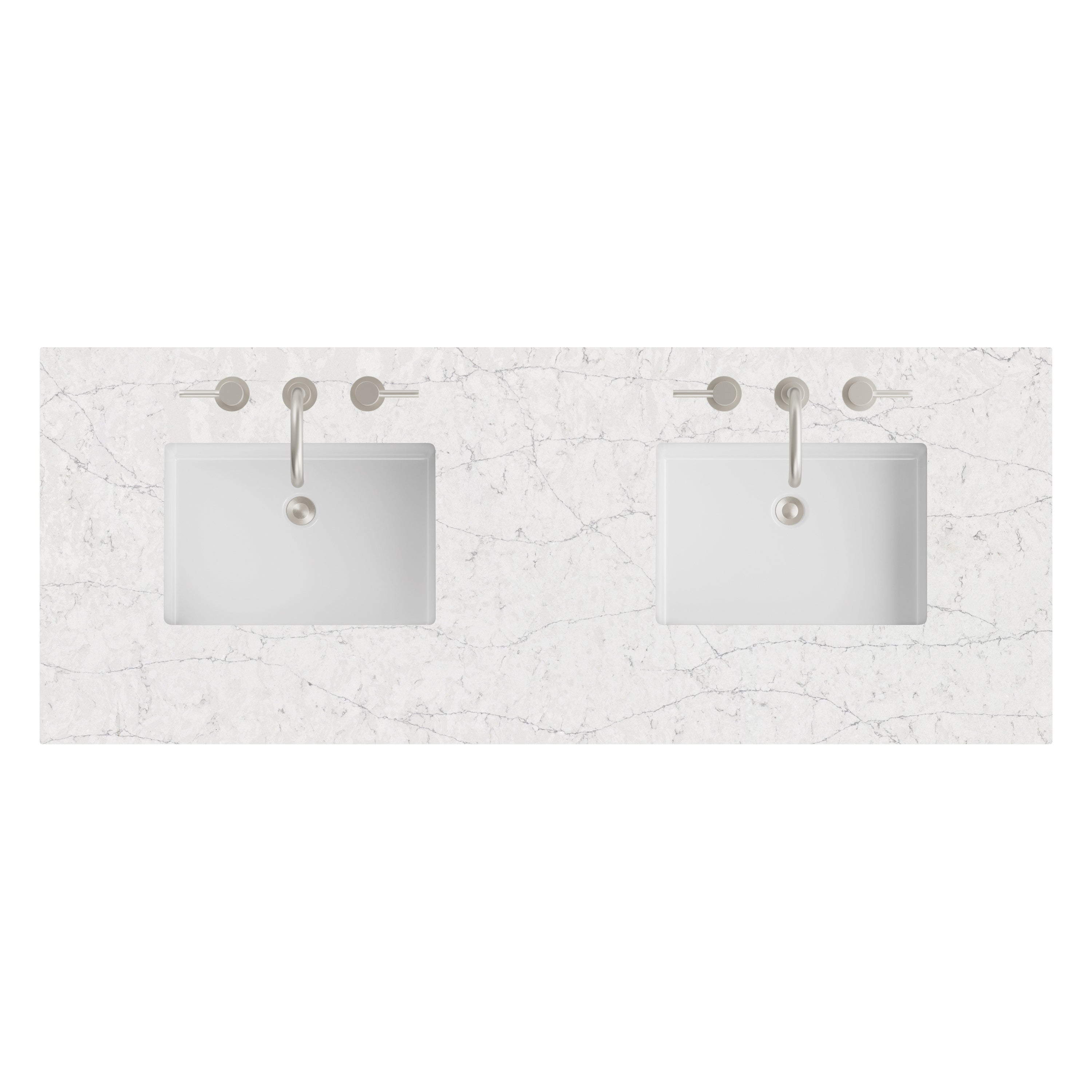 James Martin 60" Double Top with Sink, 3cm