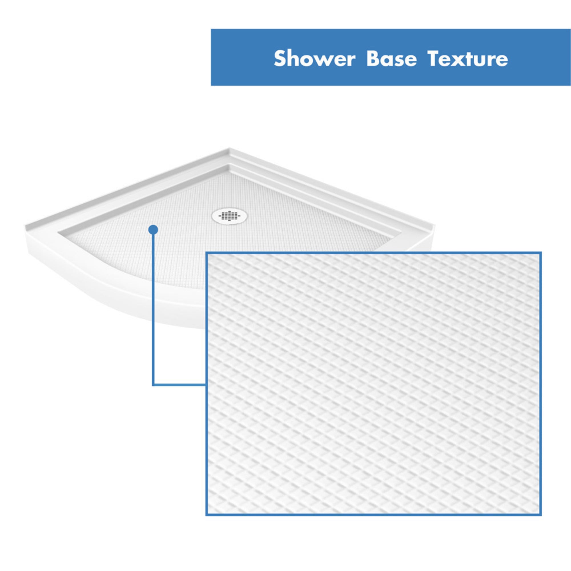 DreamLine Prime 36 inch x 36 inch x 78 3/4 inch H Semi-Frameless Sliding Shower Enclosure, Shower Base, and Wall Kit