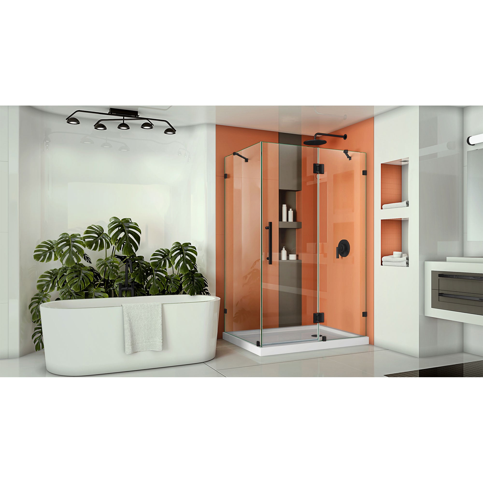 DreamLine Quatra Lux 46.38" W Shower Enclosure