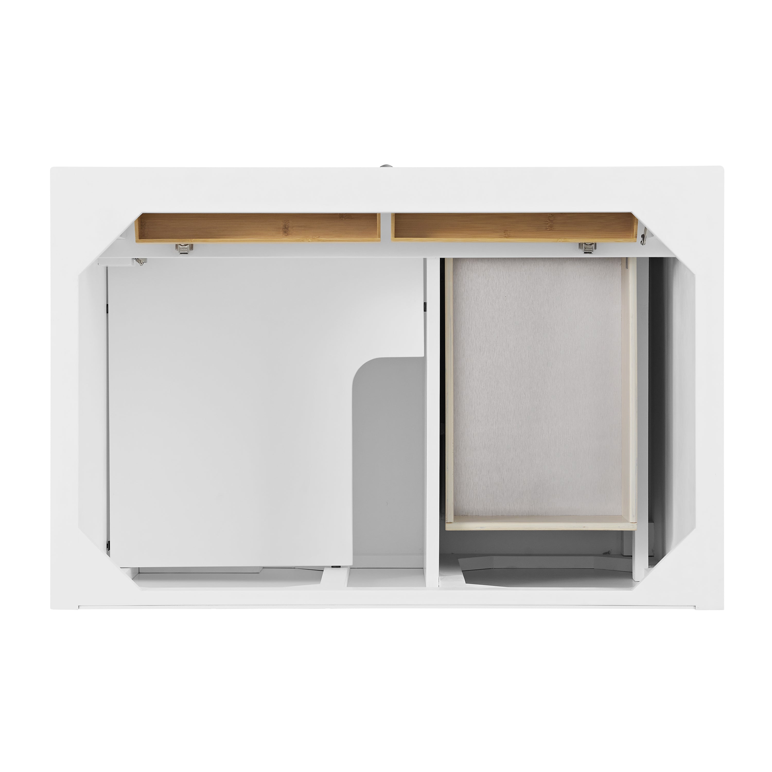James Martin Lorelai 36" Single Vanity in Bright White with 3cm Countertop