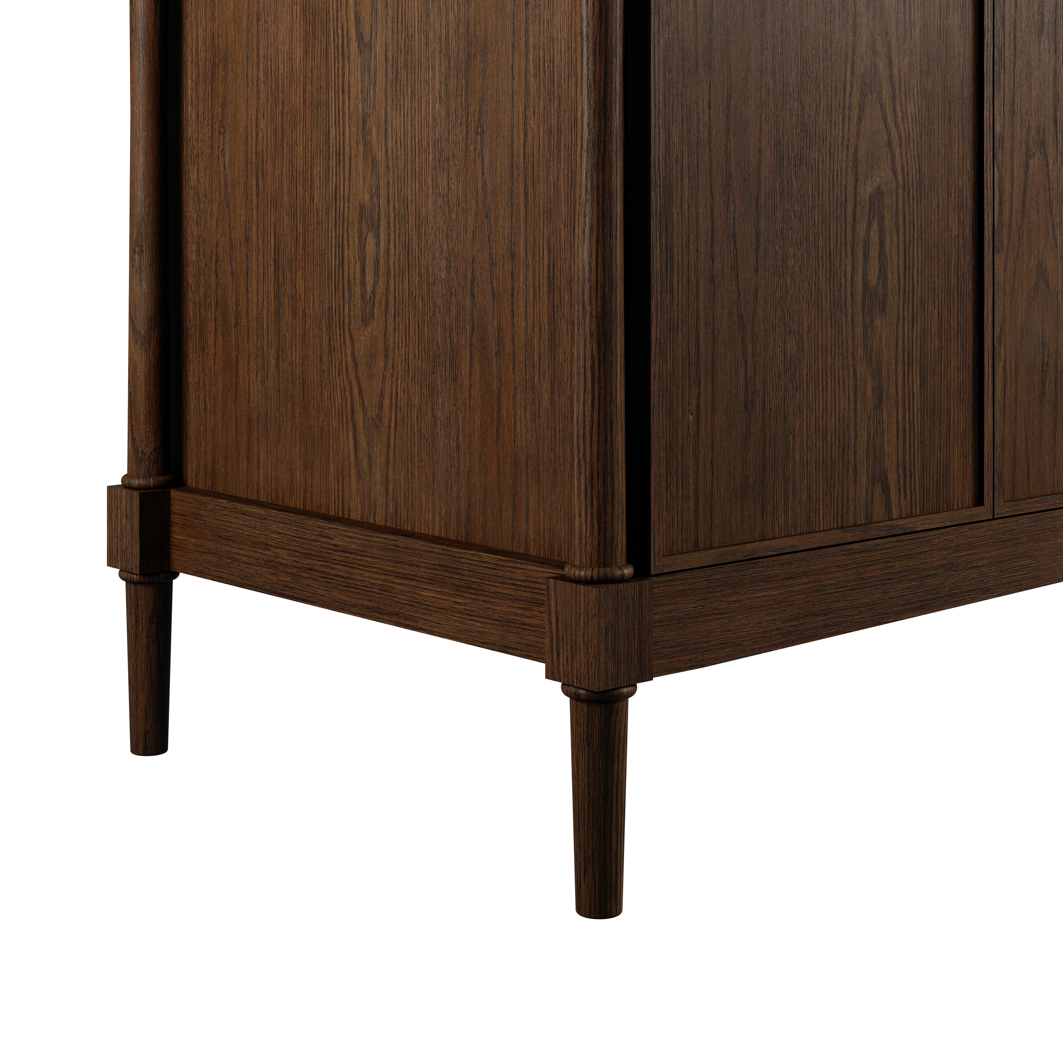 James Martin Kinnsden 72" Double Vanity in Sable Oak with 3cm Carrara Marble Top and FreePower Wireless Charger