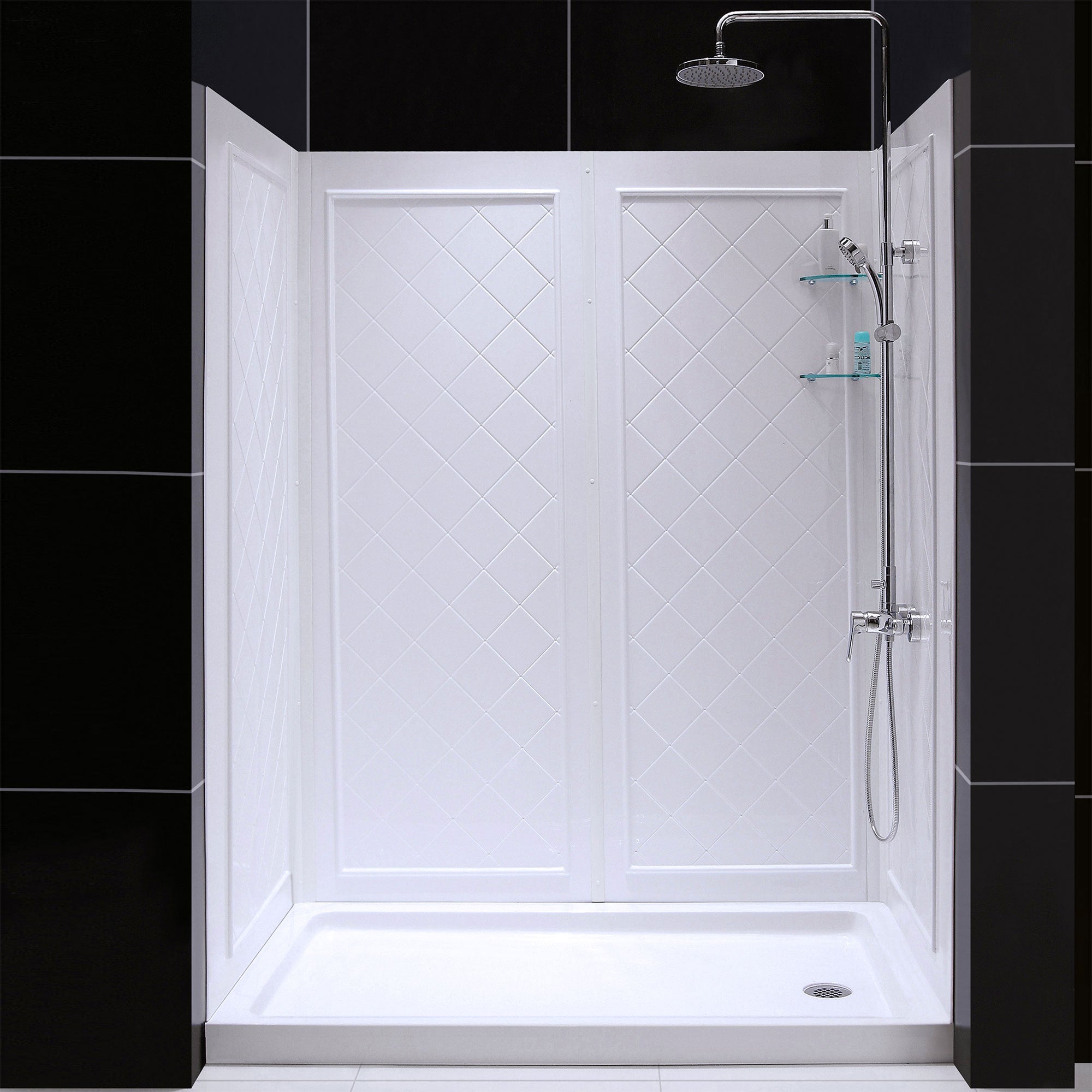 DreamLine QWALL-5 60" W Shower Base and Backwalls