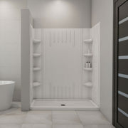 DreamLine QWALL-3 60" W Shower Base and Backwalls