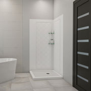 DreamLine QWALL-4 36" W Shower Base and Backwalls