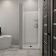 DreamLine QWALL-5 32" W Shower Base and Backwalls