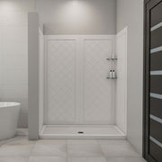 DreamLine QWALL-5 60" W Shower Base and Backwalls