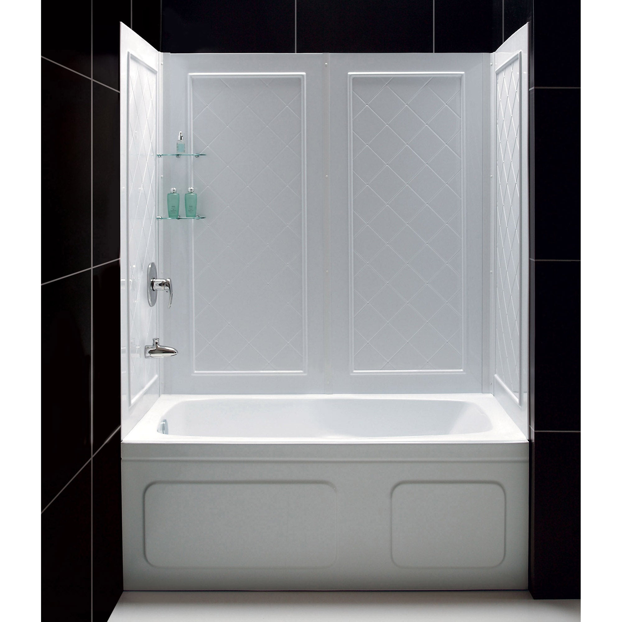 DreamLine Visions 56-60" W Tub Door & Backwalls