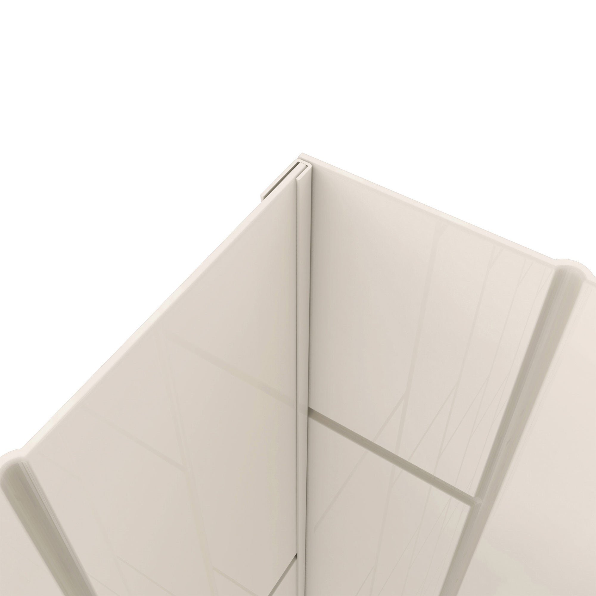 DreamLine QWALL-VS 32 - 36 inch W x 41 1/2 inch D x 76 inch H Acrylic Wall Kit