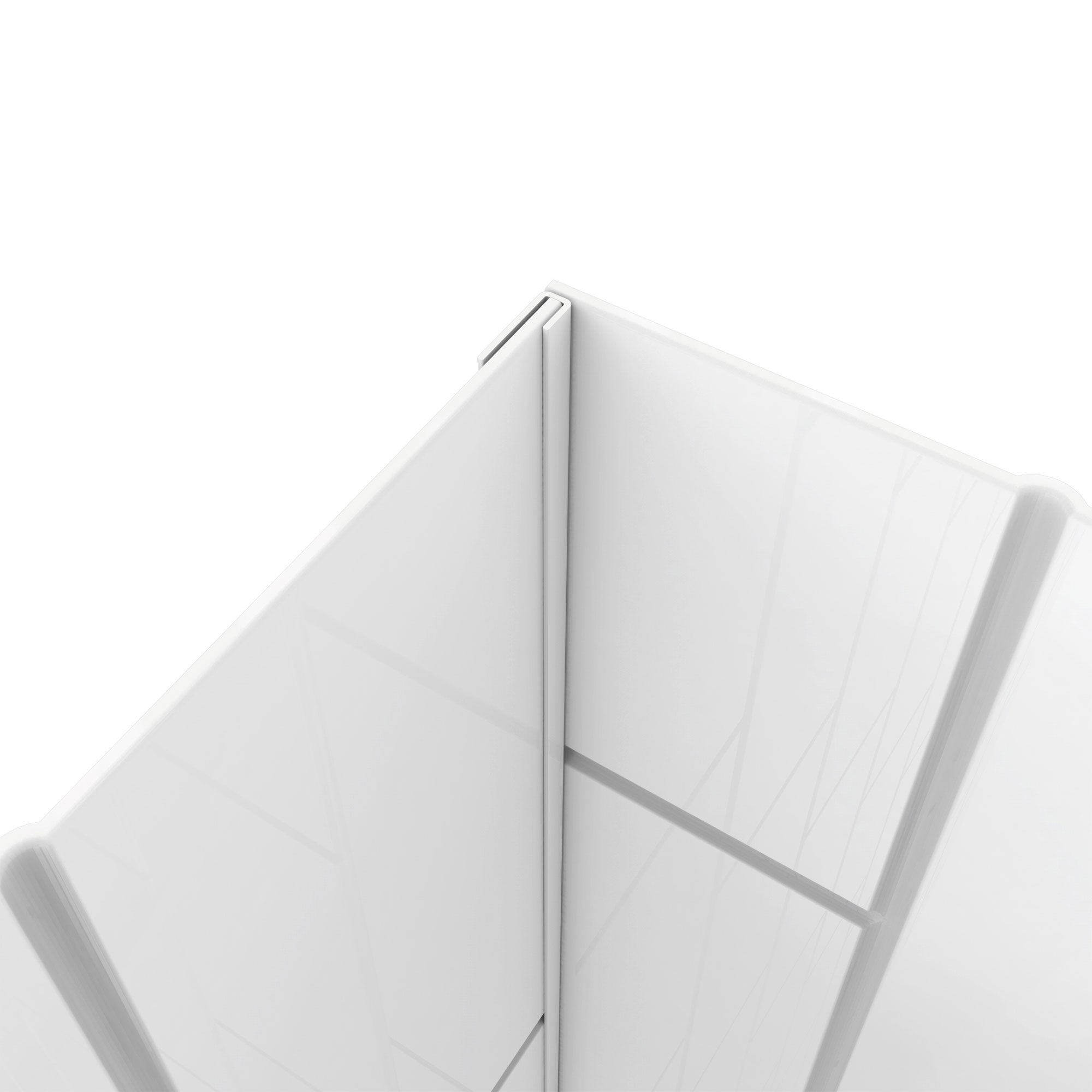 DreamLine Infinity-Z 56 - 60 inch W x 60 inch H Semi-Frameless Sliding Tub Door with  Wall Kit