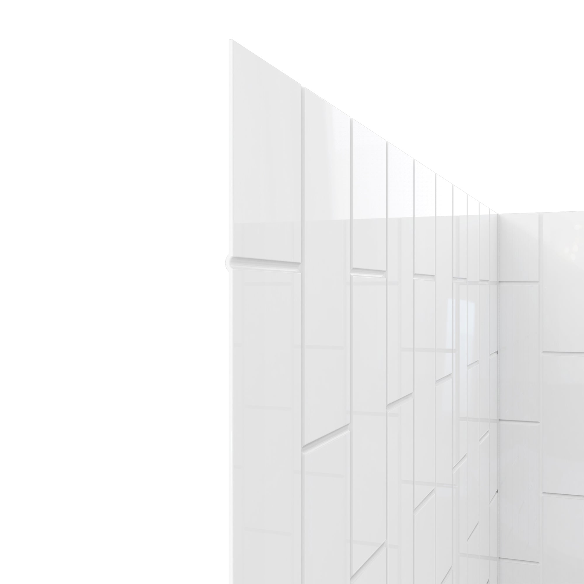 DreamLine QWALL-VS 32 - 36 inch W x 41 1/2 inch D x 76 inch H Acrylic Wall Kit