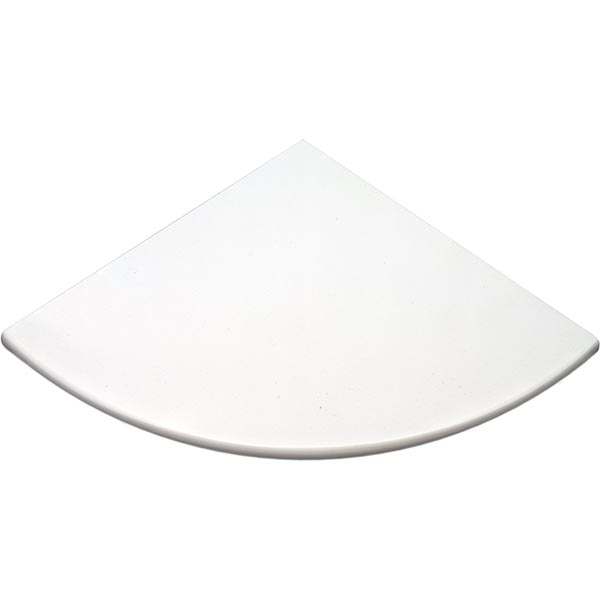 Quartz Super White Polished Corner Shelf 9"X9" Both Sides Polished