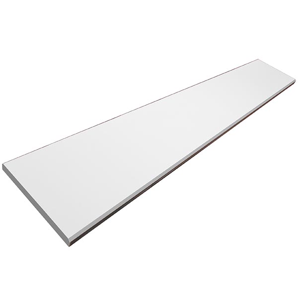 Quartz Super White Polished Door Threshold Saddle 4"X36" Both Sides Beveled