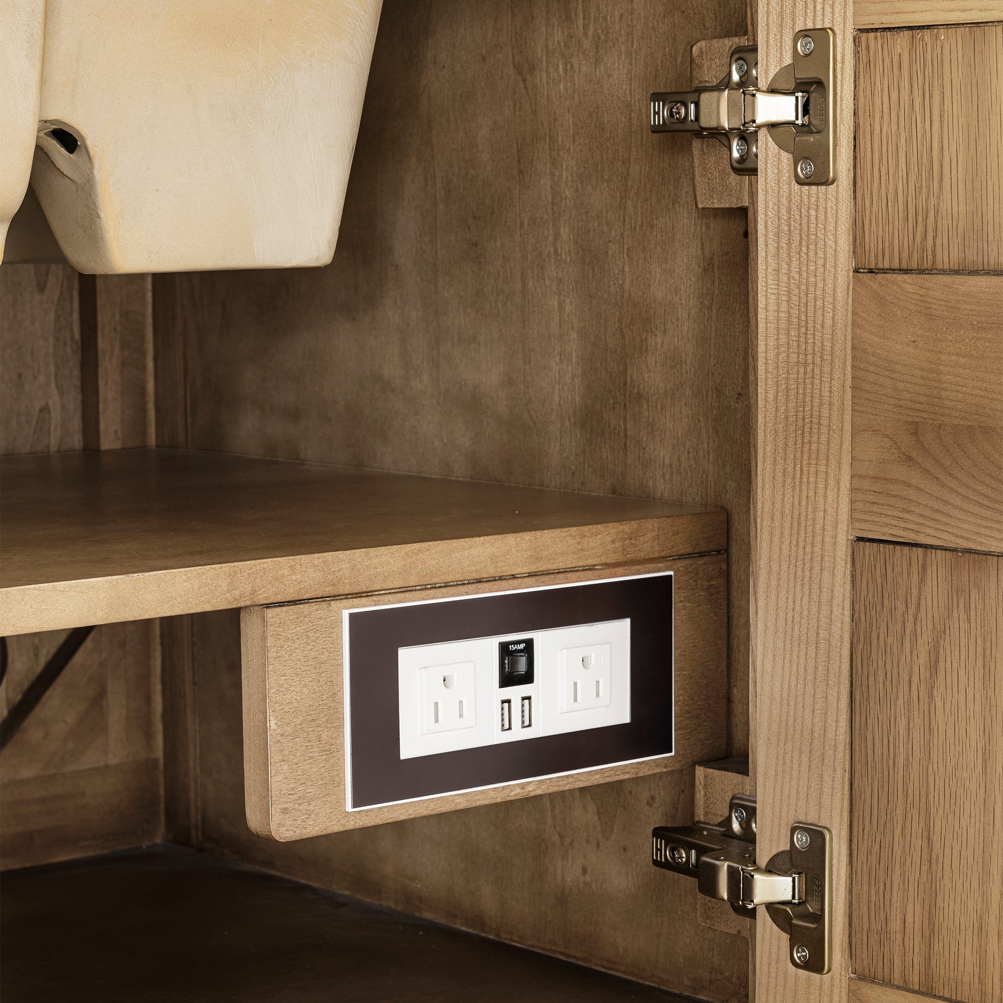 James Martin Breckenridge 30" Single Vanity in Light Natural Oak with 3cm Countertop