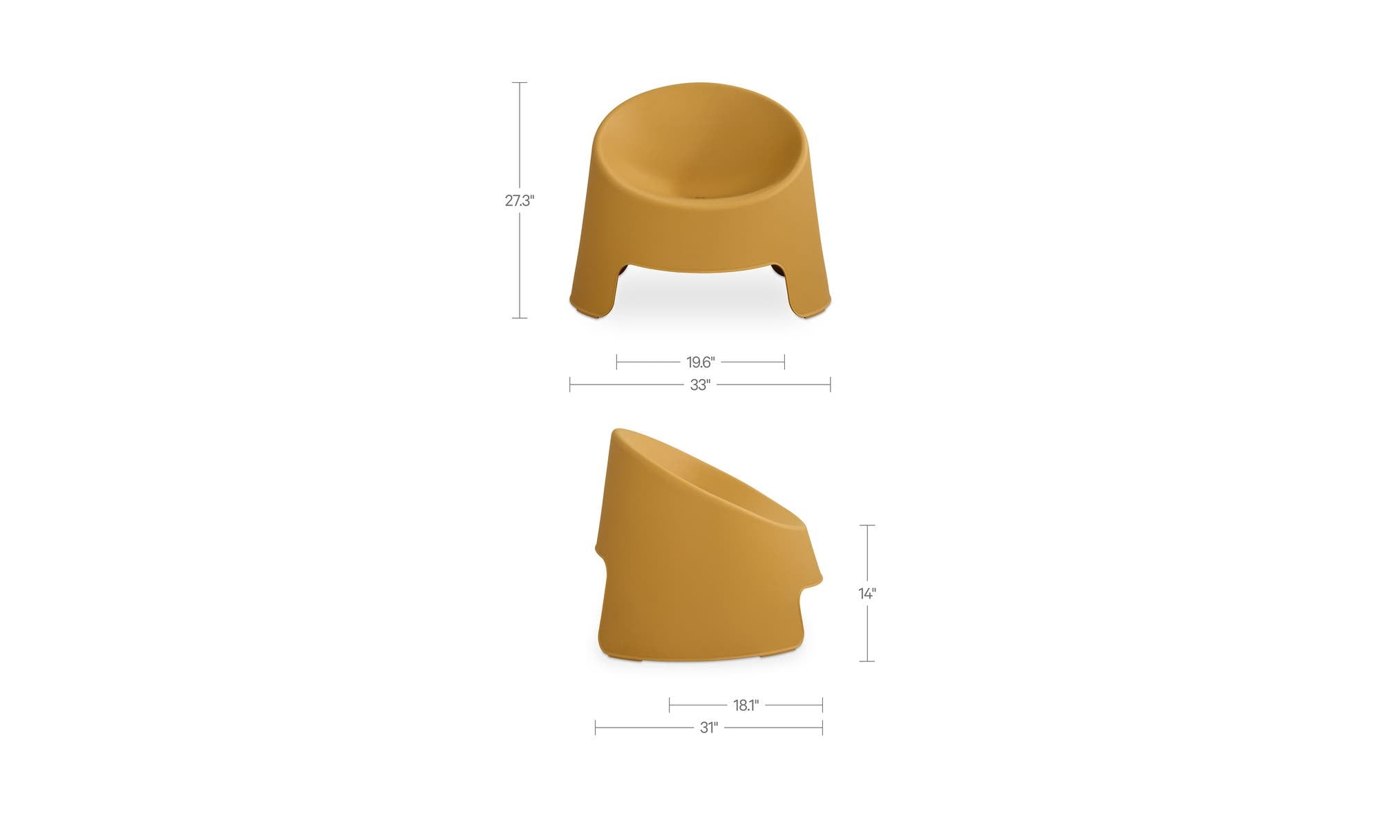 Moes Nolla Outdoor Accent Chair Set of Two QX-1018